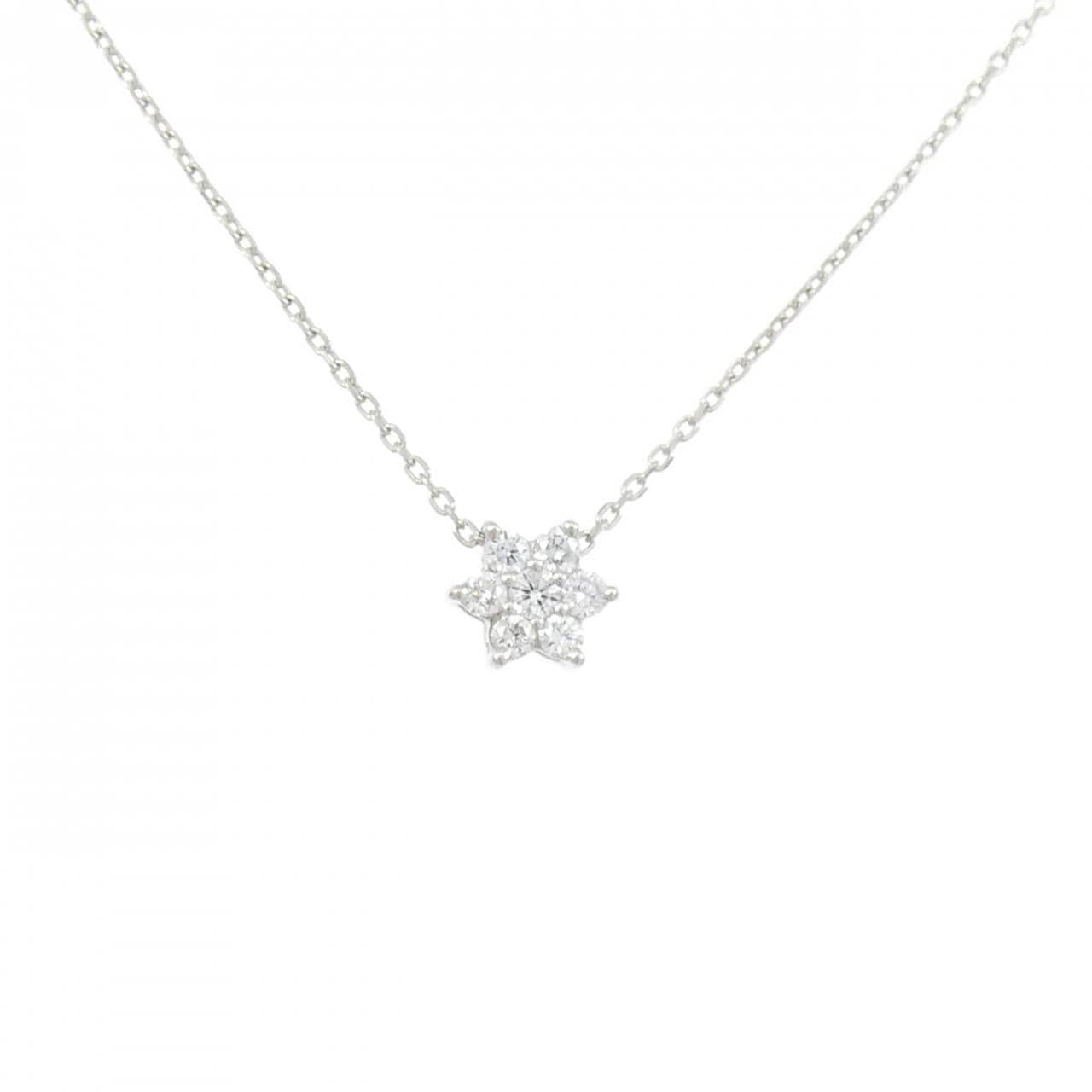 PT900/PT850 ダイヤモンド ネックレス 0.12CT