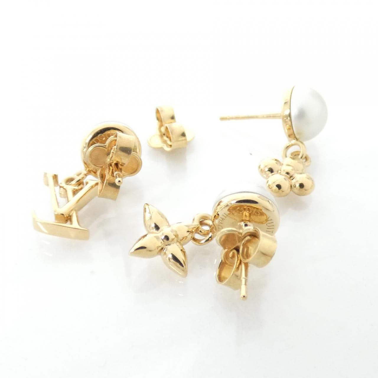 ルイヴィトン ピアス パール リバー M02810 ピアス