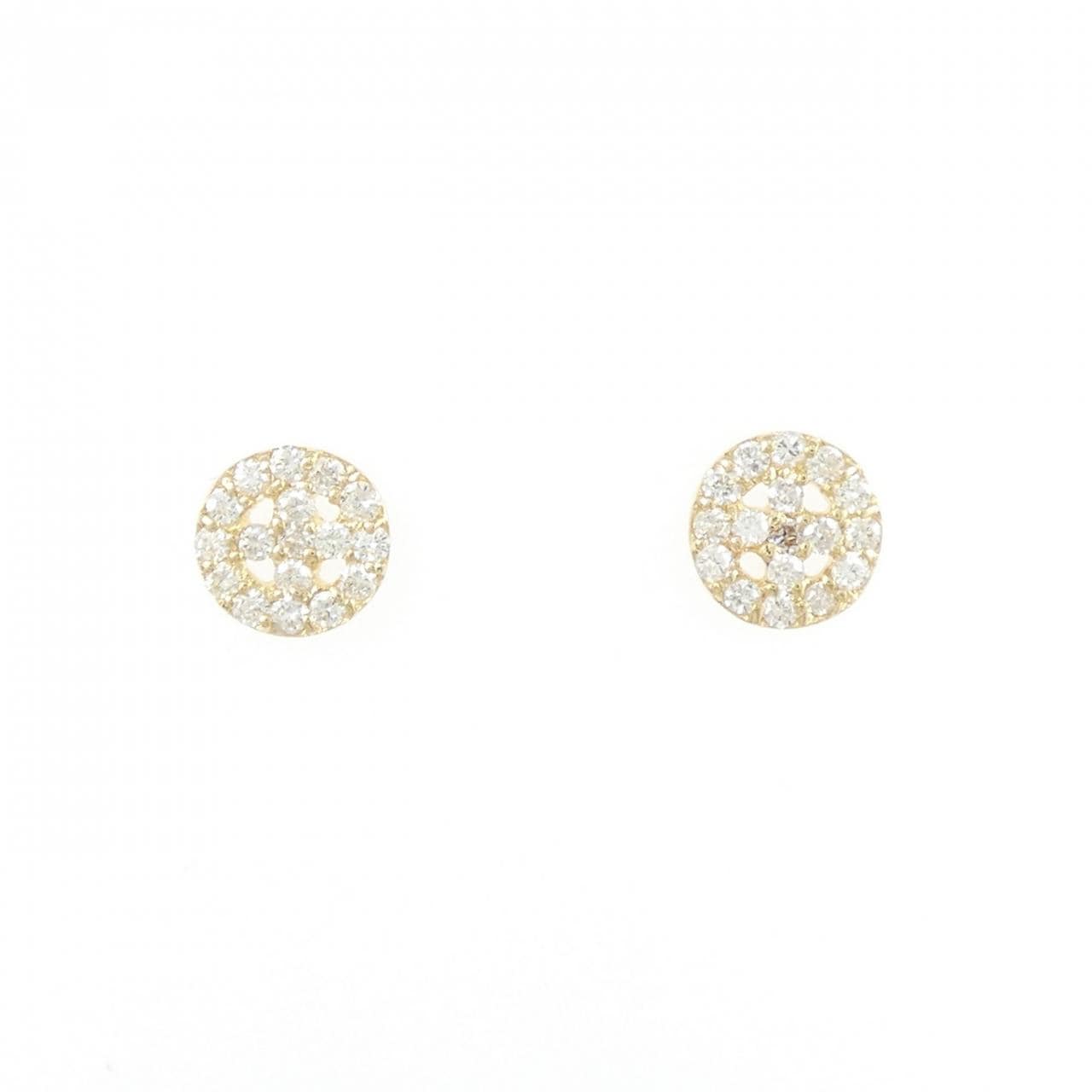 【リメイク】K18YG ダイヤモンド ピアス 0.20CT