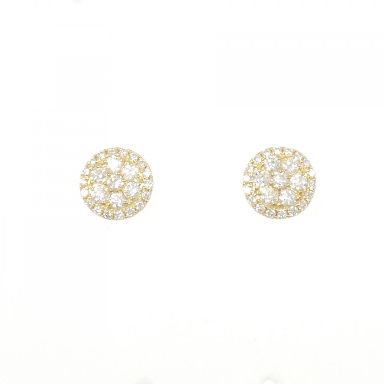 【リメイク】K18YG ダイヤモンド ピアス 0.60CT