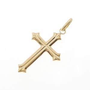 【新品】K18YG クロス ペンダント