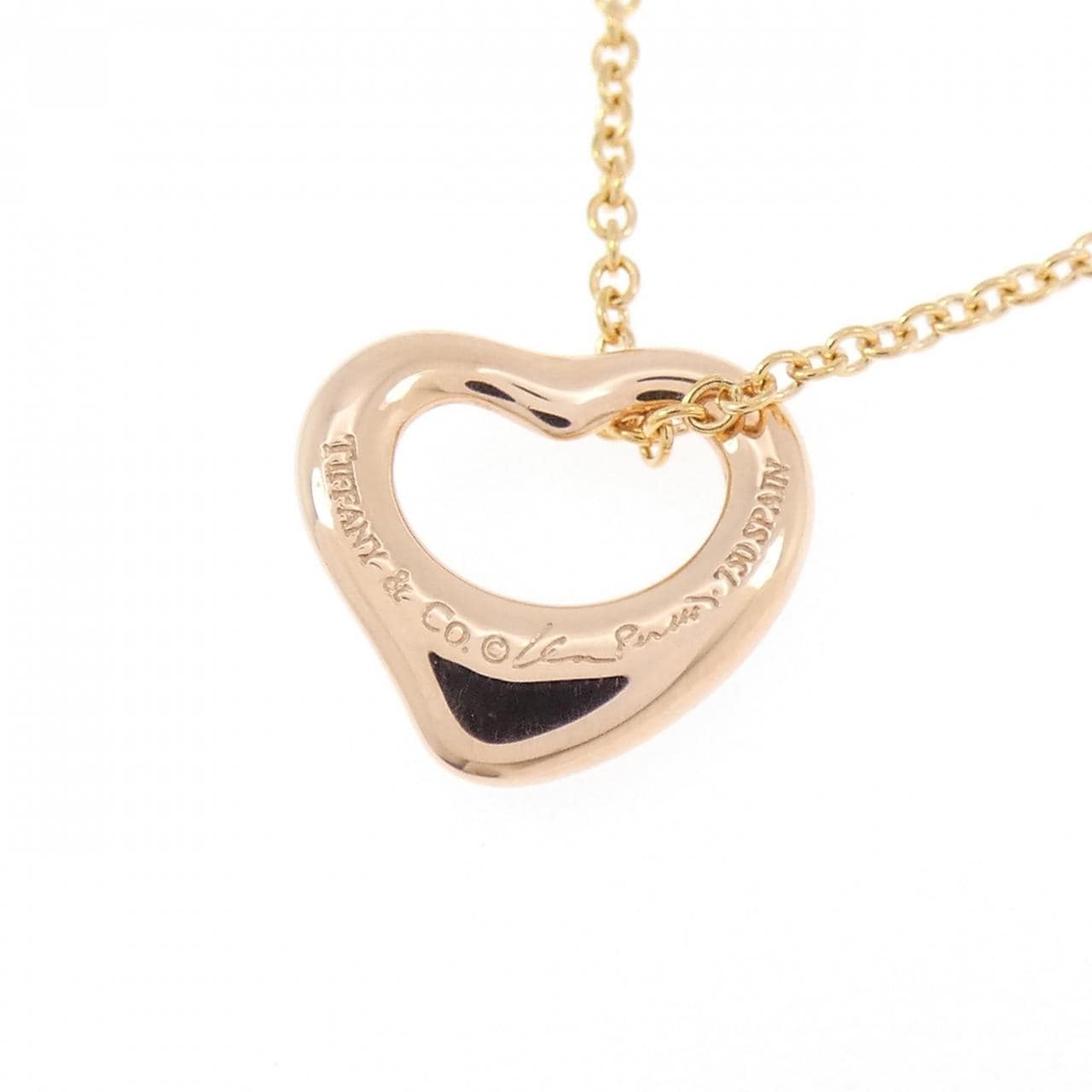 ティファニー オープンハート ネックレス