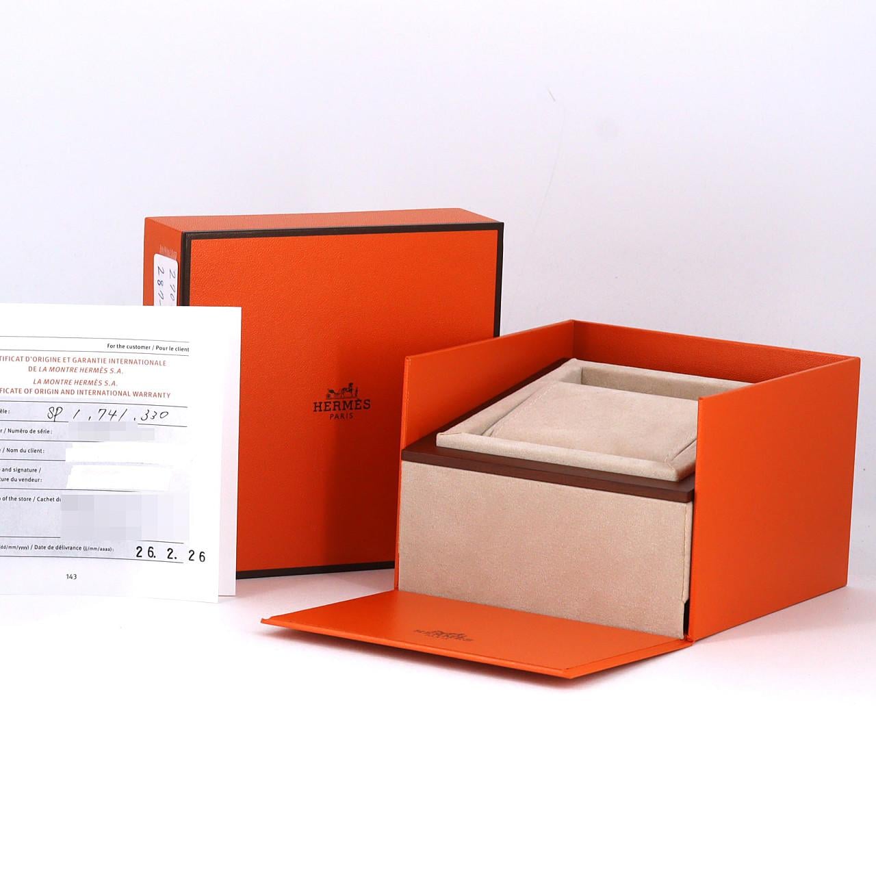 エルメス エルメスH08 TI SP1.741 TI 自動巻