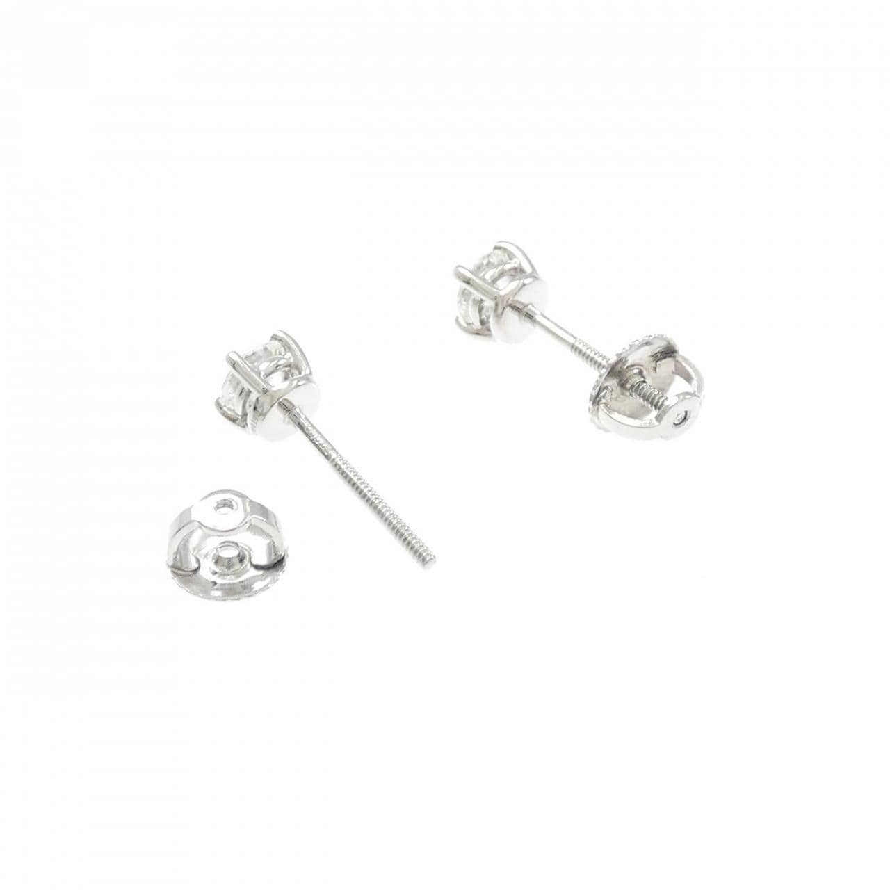 ティファニー ソリティア ピアス 0.26CT 0.26CT H VS1 EXT