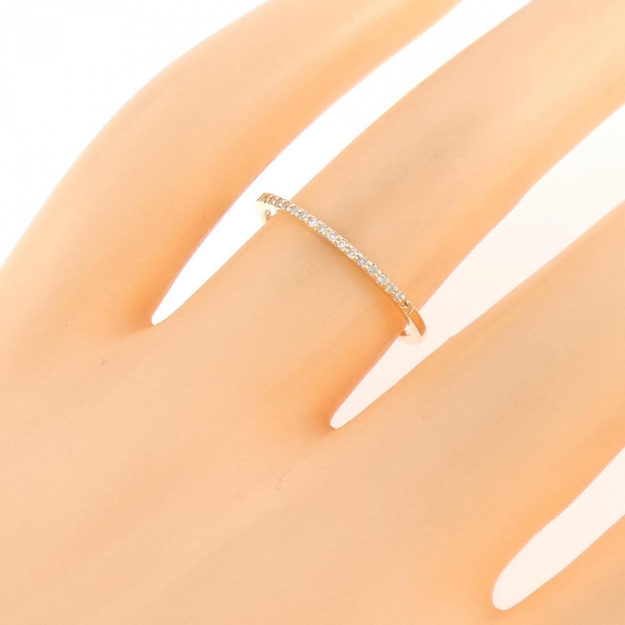 アガット ダイヤモンド リング 0.05CT