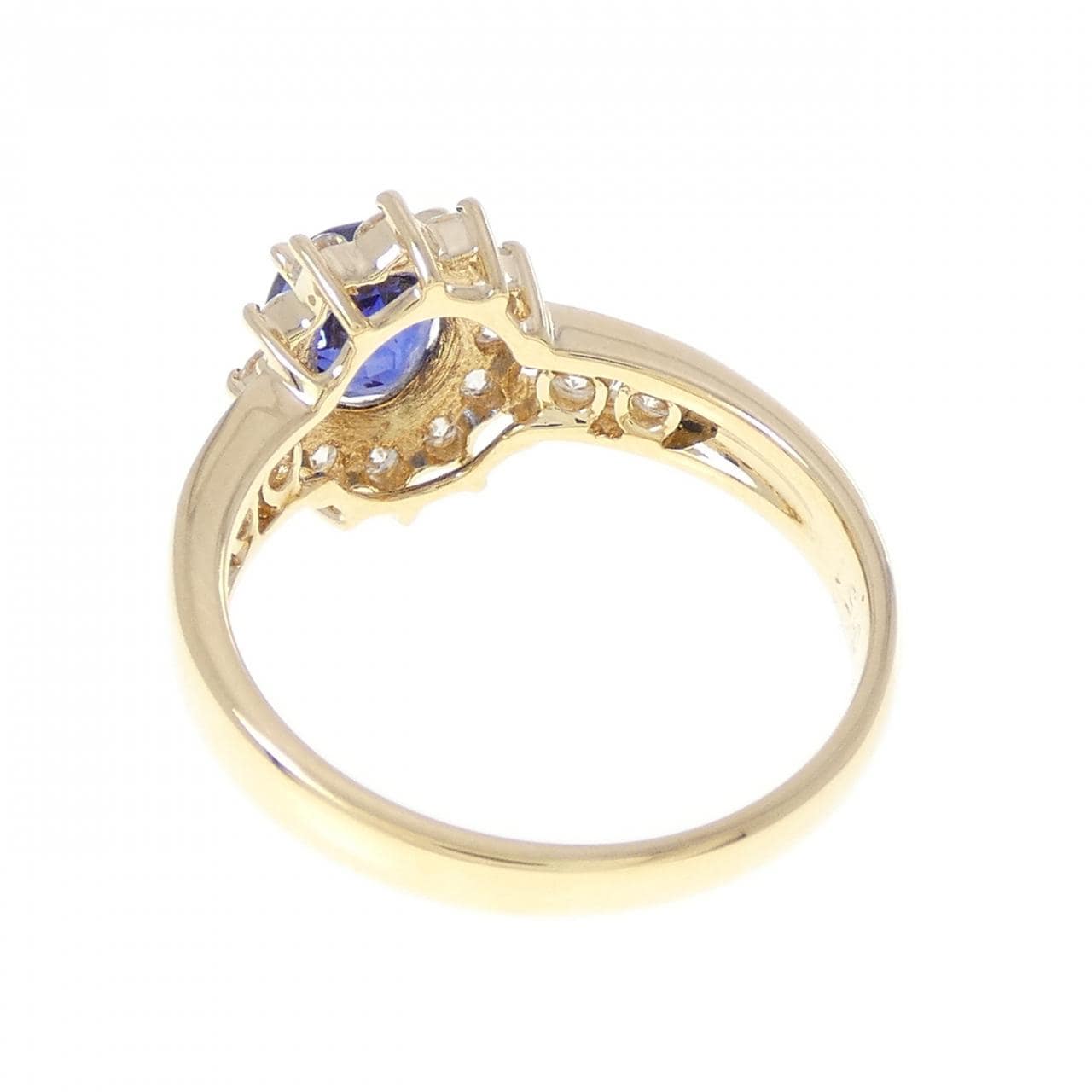 K18YG サファイヤ リング 1.164CT
