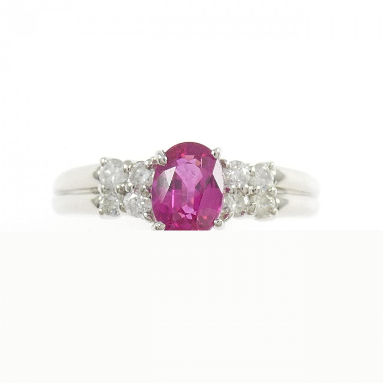 PT900 ルビー リング 1.00CT