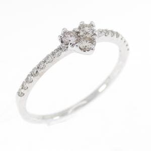 PT950 ハート ダイヤモンド リング 0.23CT