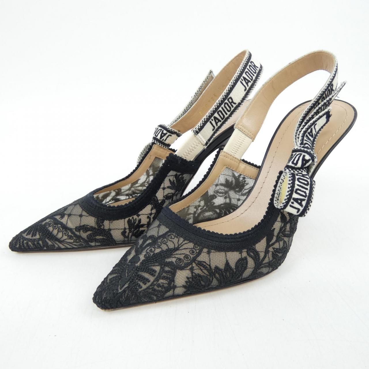 クリスチャンディオール CHRISTIAN DIOR メッシュ バタフライ J'ADIOR スリングバック パンプス