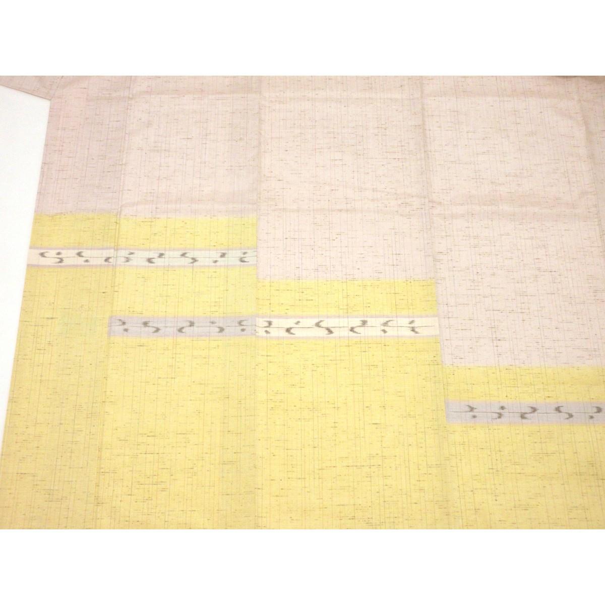 【未使用品】訪問着　ぜんまい紬