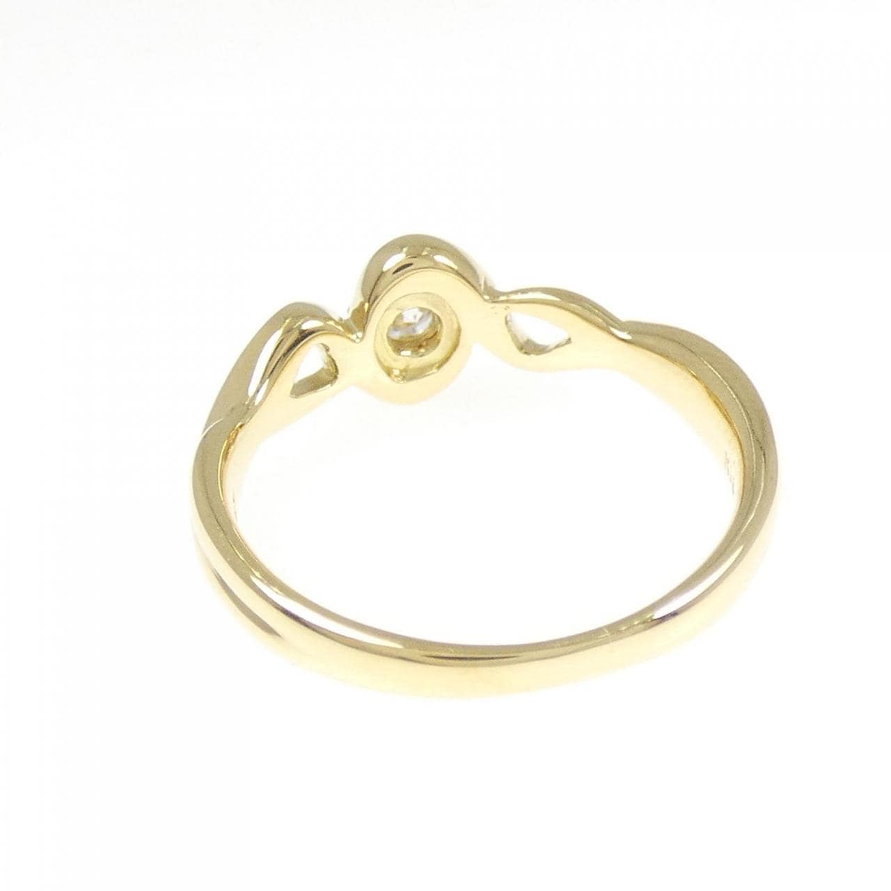 K18YG ダイヤモンド リング 0.120CT