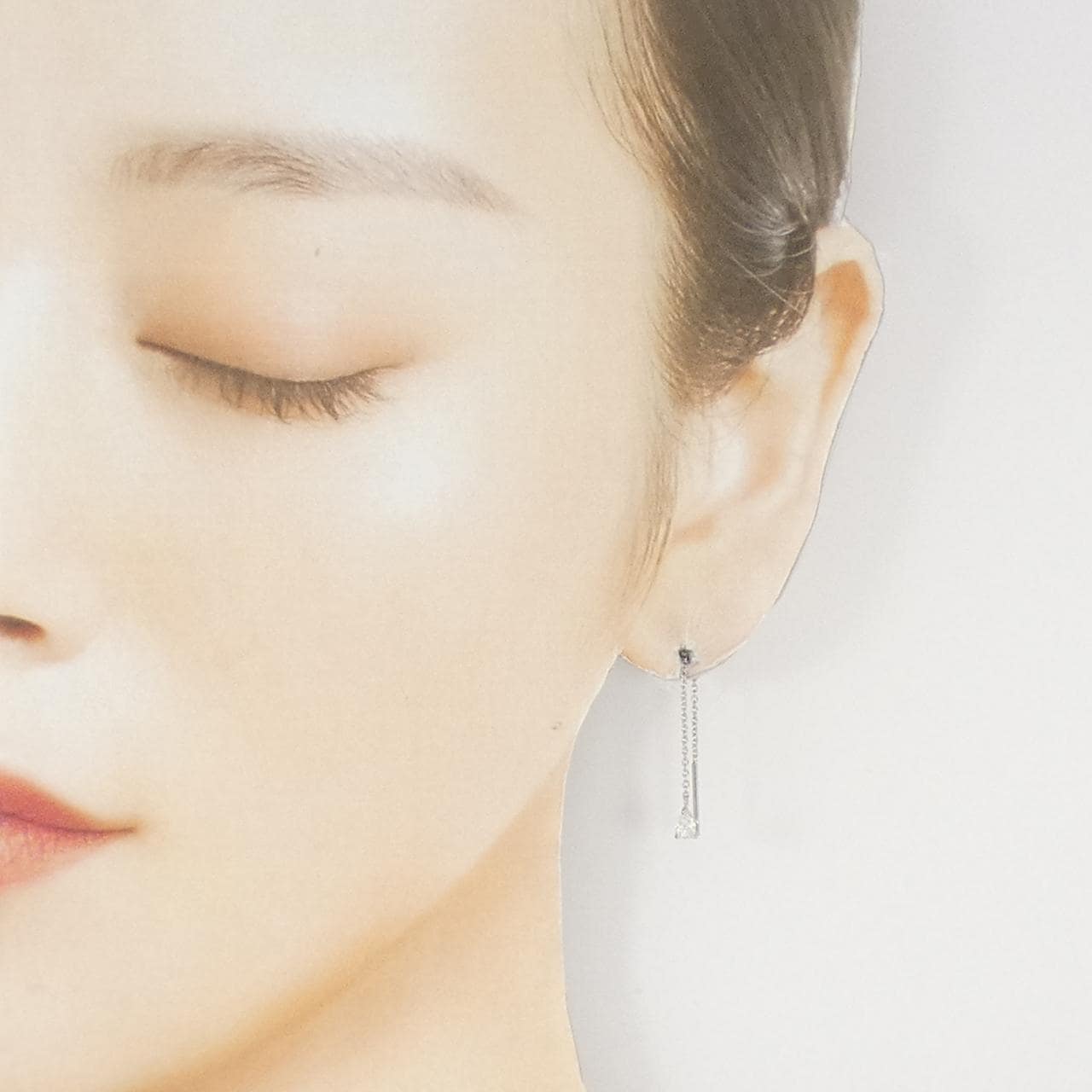 PT ダイヤモンド ピアス 0.27CT