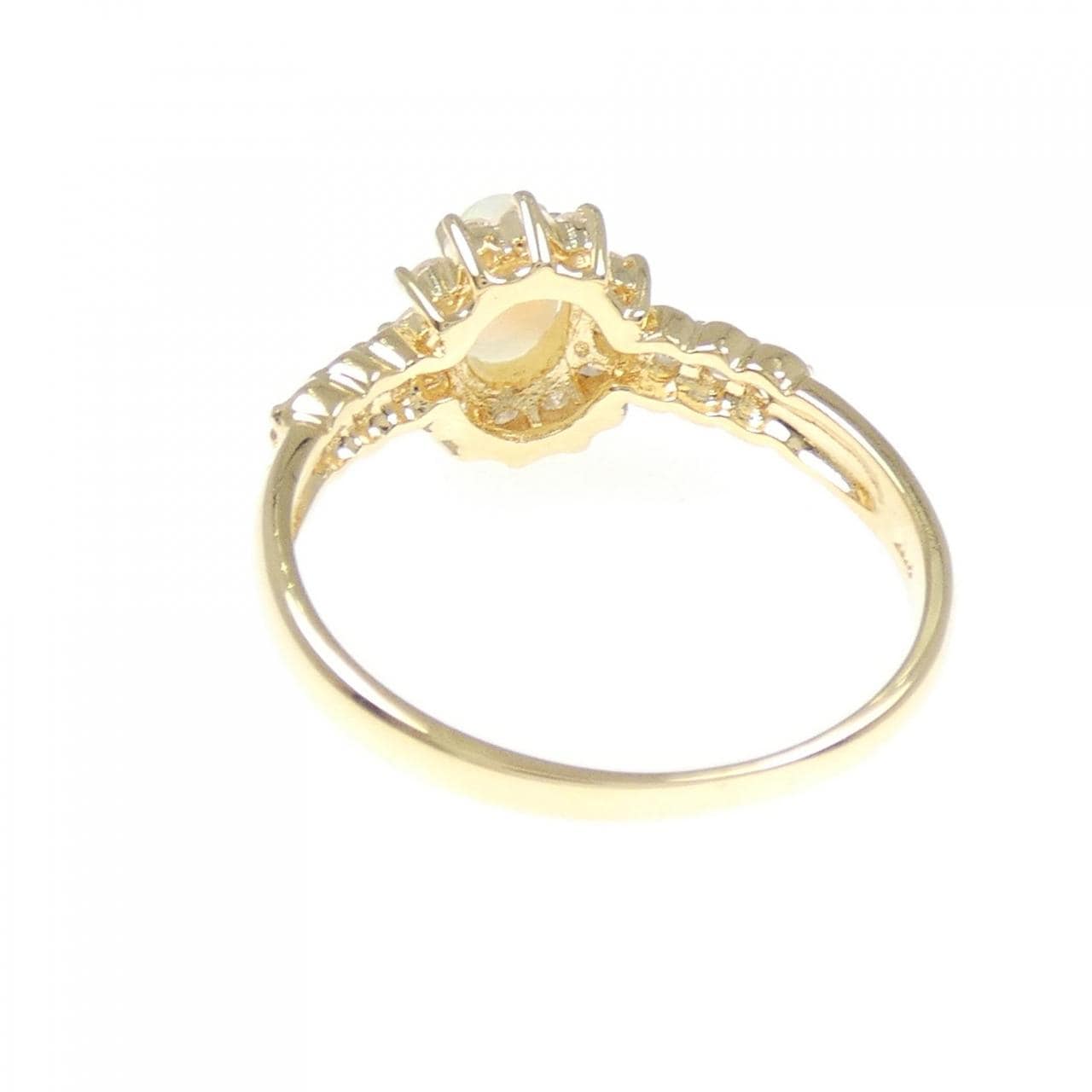 K18YG オパール リング