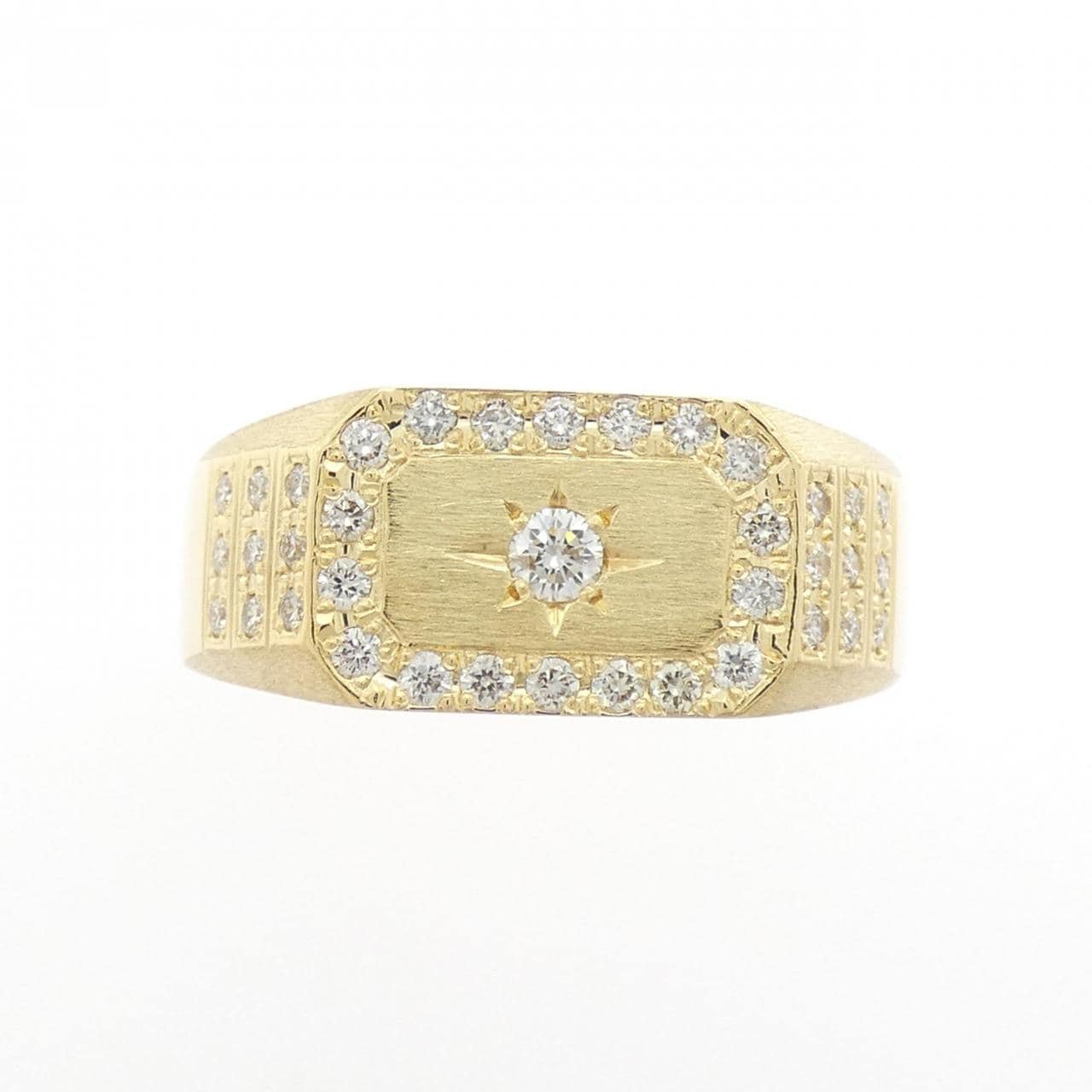 【新品】K18YG ダイヤモンド リング 0.48CT