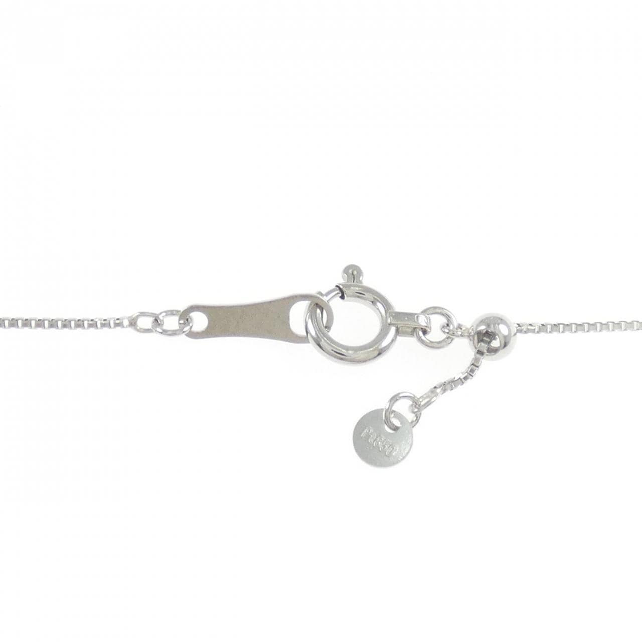 PT900/PT850 ルビー ネックレス 0.43CT