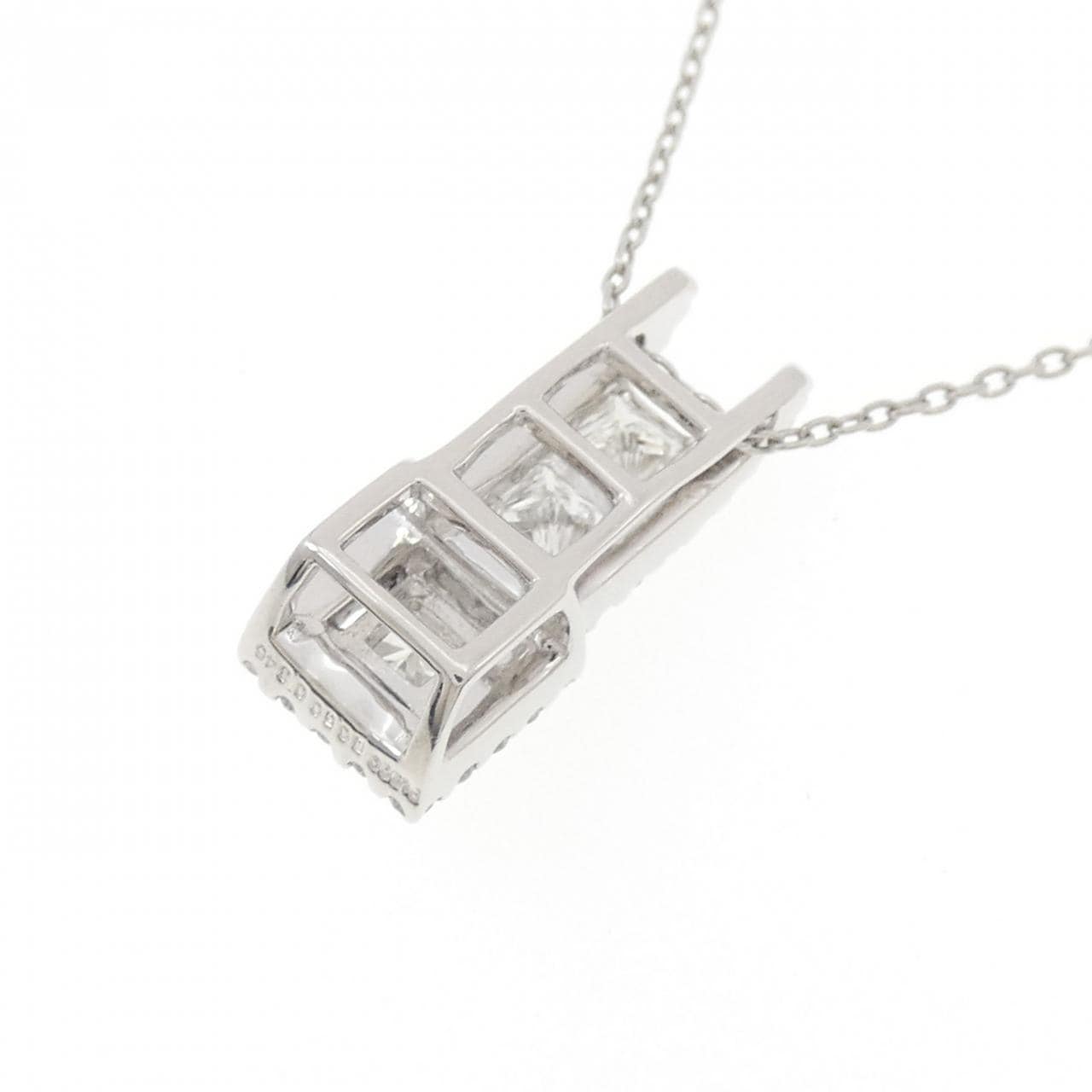 PT900/PT850 ダイヤモンド ネックレス 0.346CT