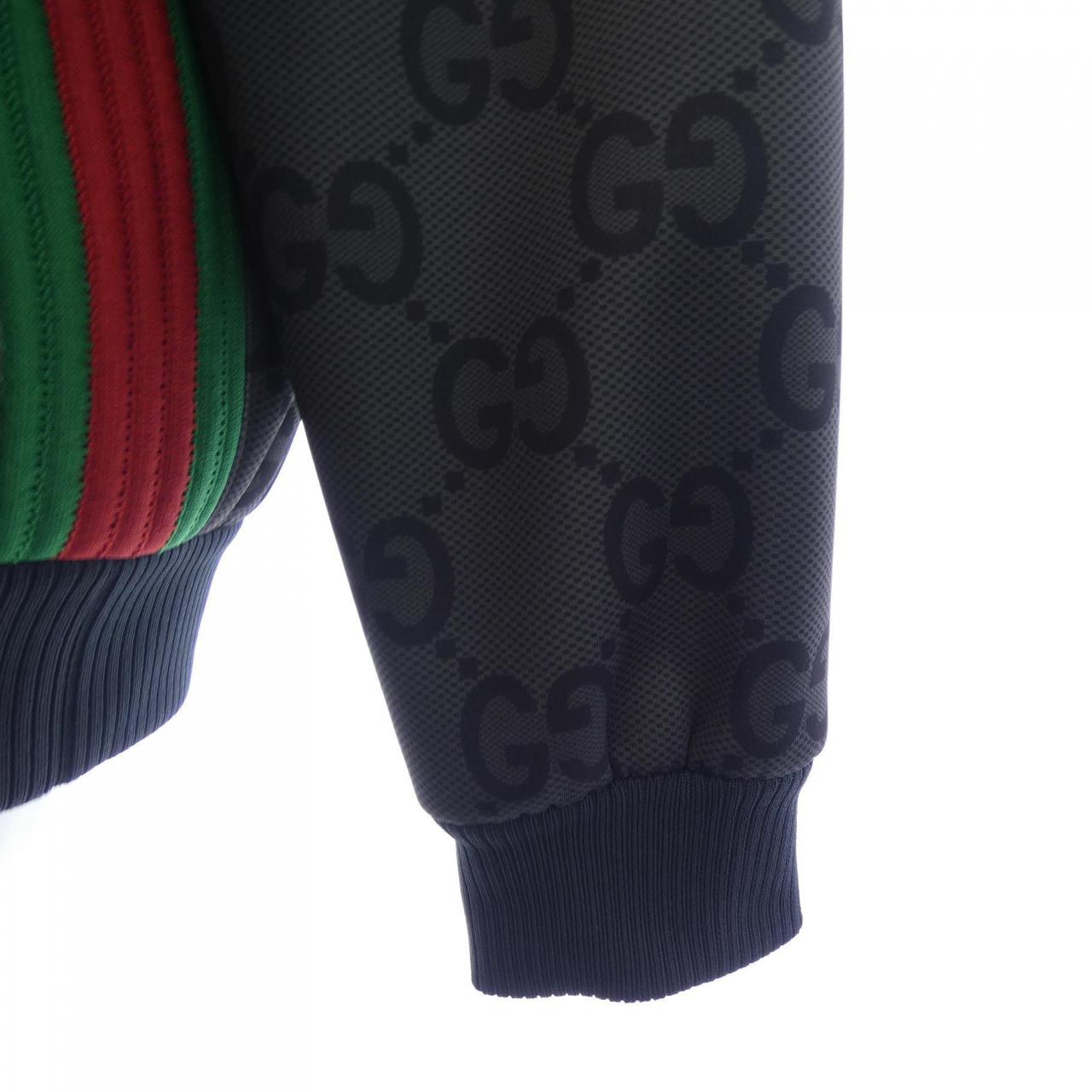 グッチ GUCCI ウェブ ストライプ付き ジャンボGG ジップジャケット 771619 XJF52 ブルゾン
