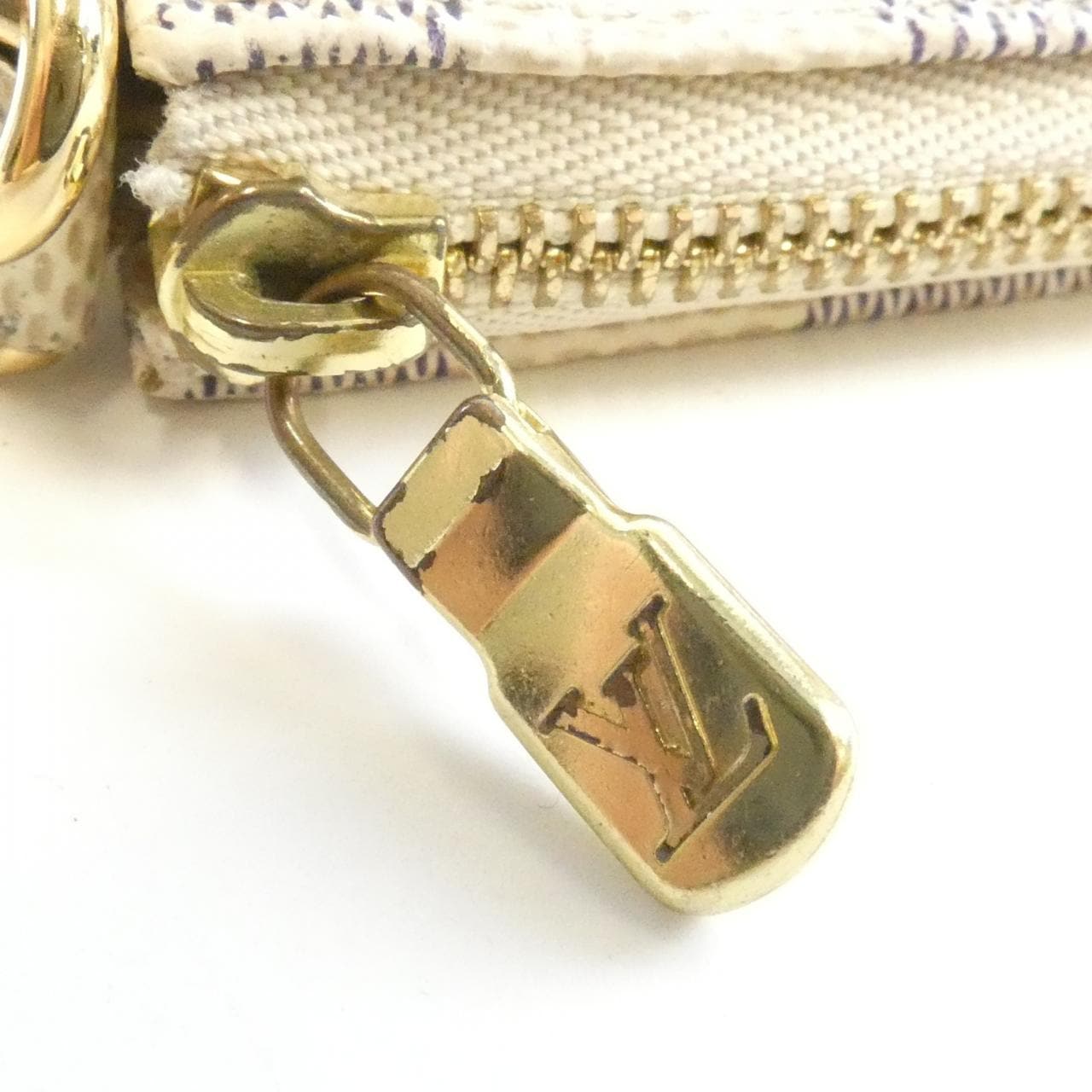 ルイヴィトン ダミエ アズール ミニ ポシェット アクセソワール N58010 アクセサリーポーチ