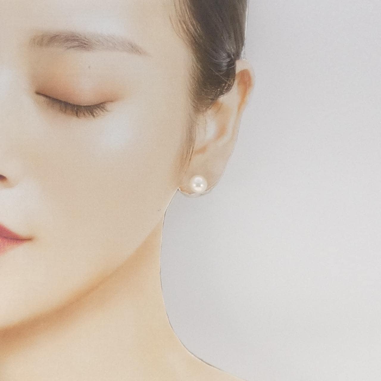 K14WG アコヤパール ピアス 8.7mm