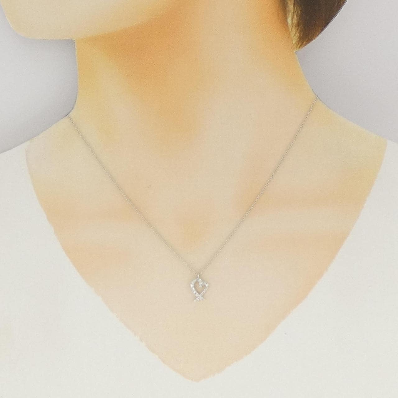 ティファニー ラビングハート ネックレス