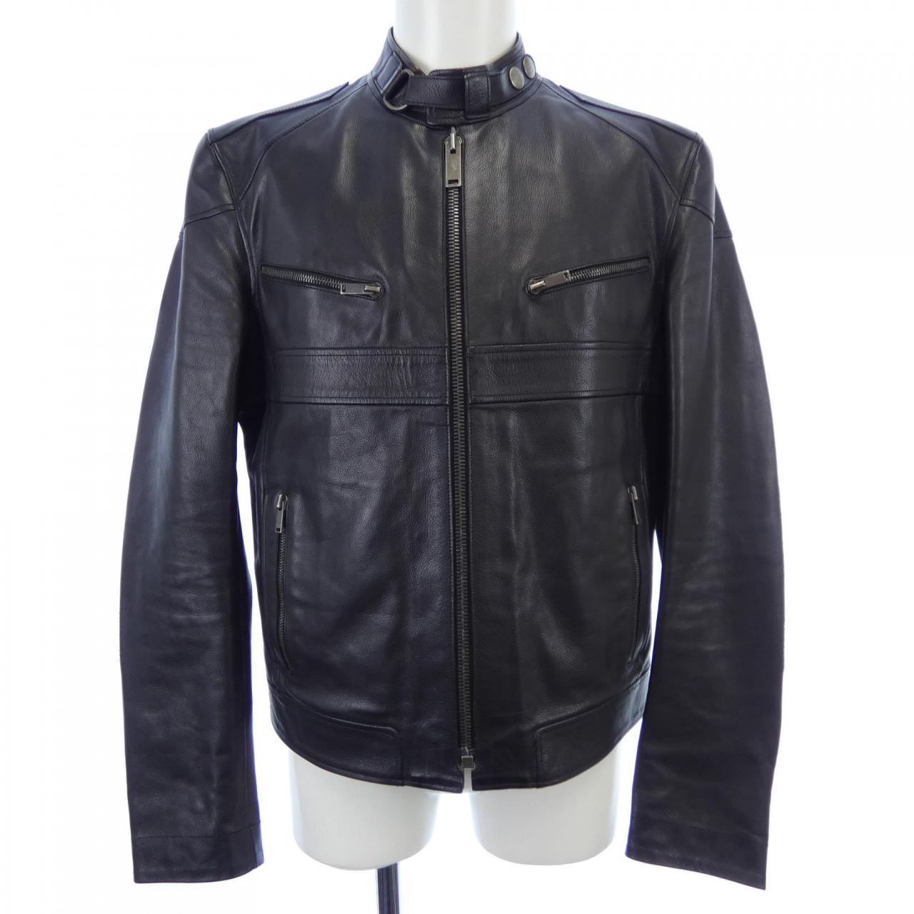 グッチ GUCCI 122314 XN063 レザージャケット