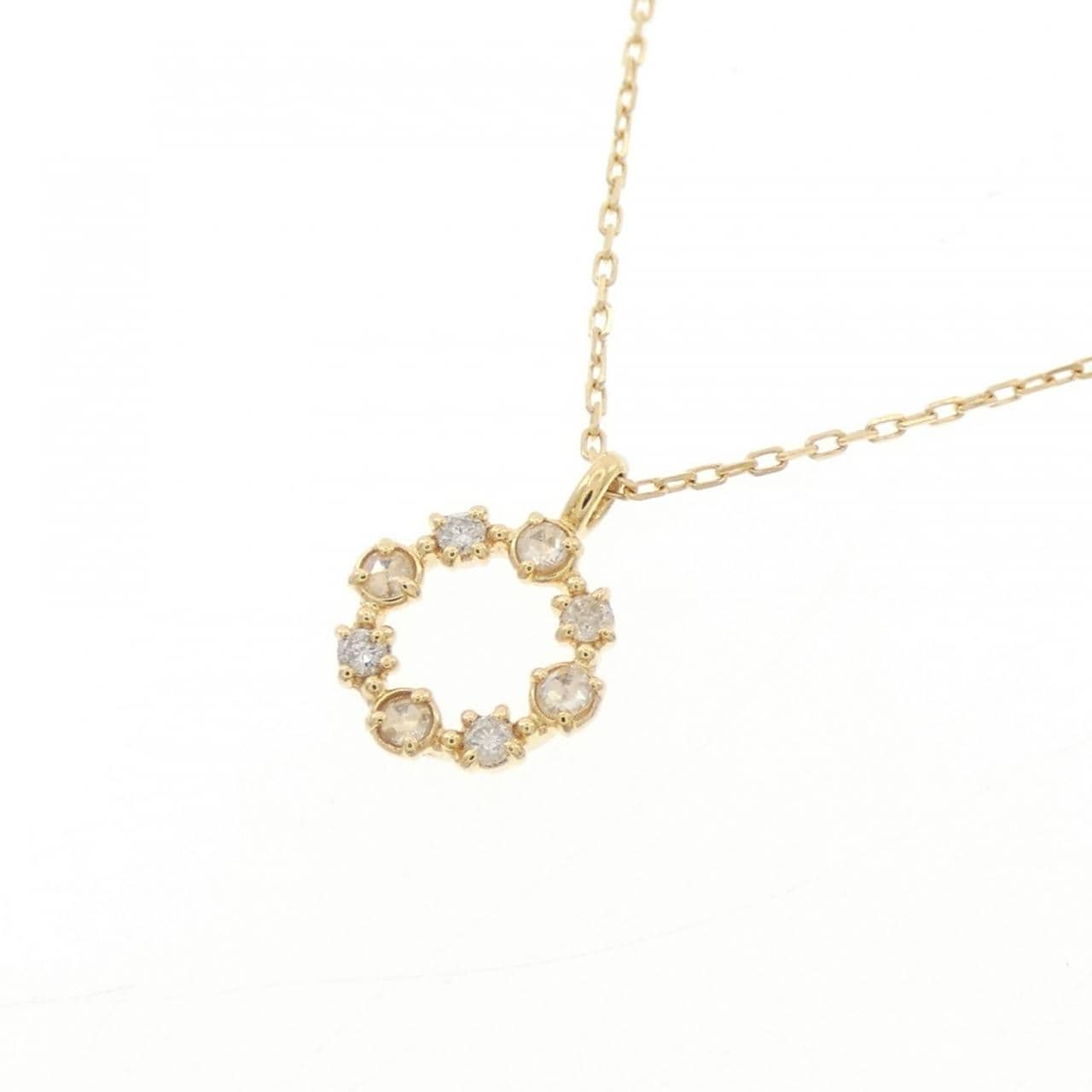 アガット ダイヤモンド ネックレス 0.05CT