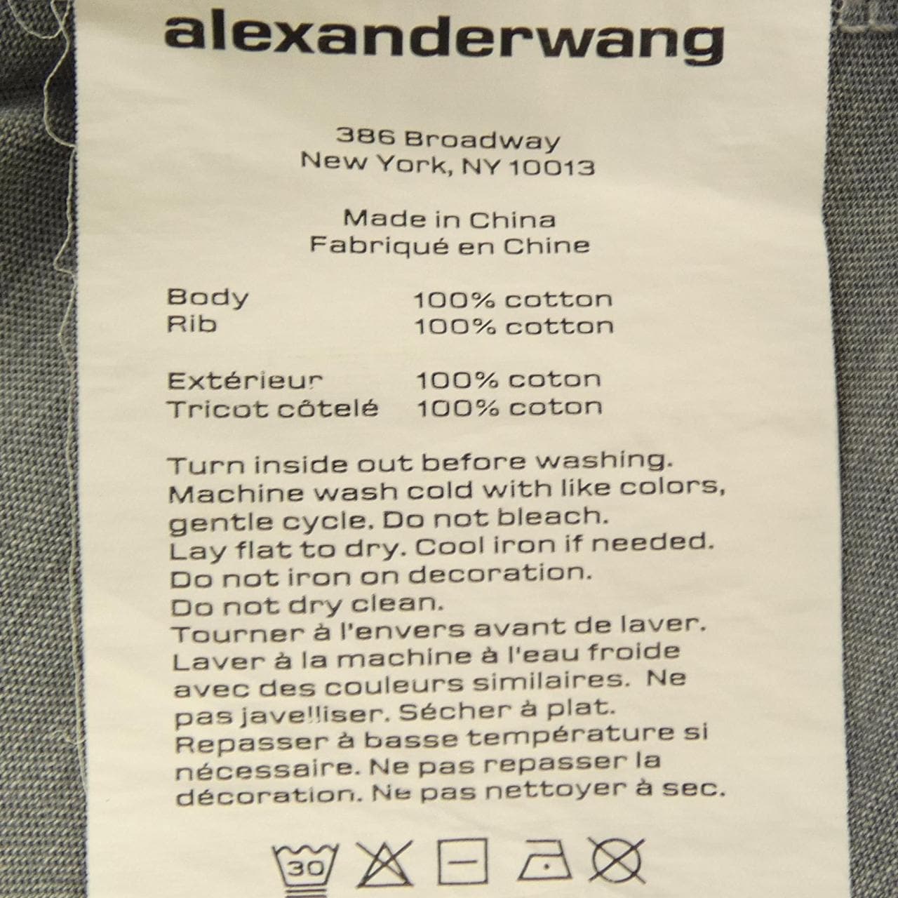 アレキサンダーワン ALEXANDER WANG Tシャツ