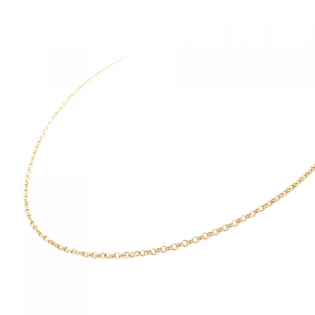 クロムハーツ CHROME HEARTS ROLL CHAIN I18 GLD 205014937GLDI18001 NECKLACE