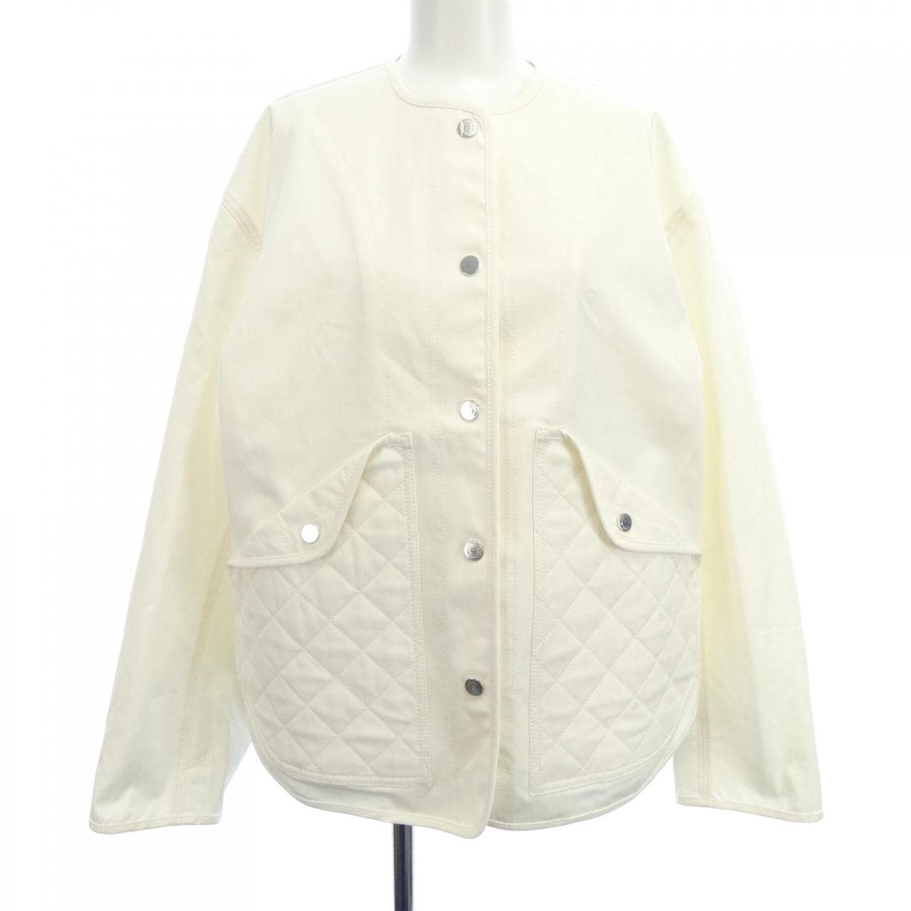 HERMES HERMES COLLARLESS JACKET
