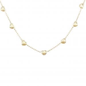 K18YG heart necklace