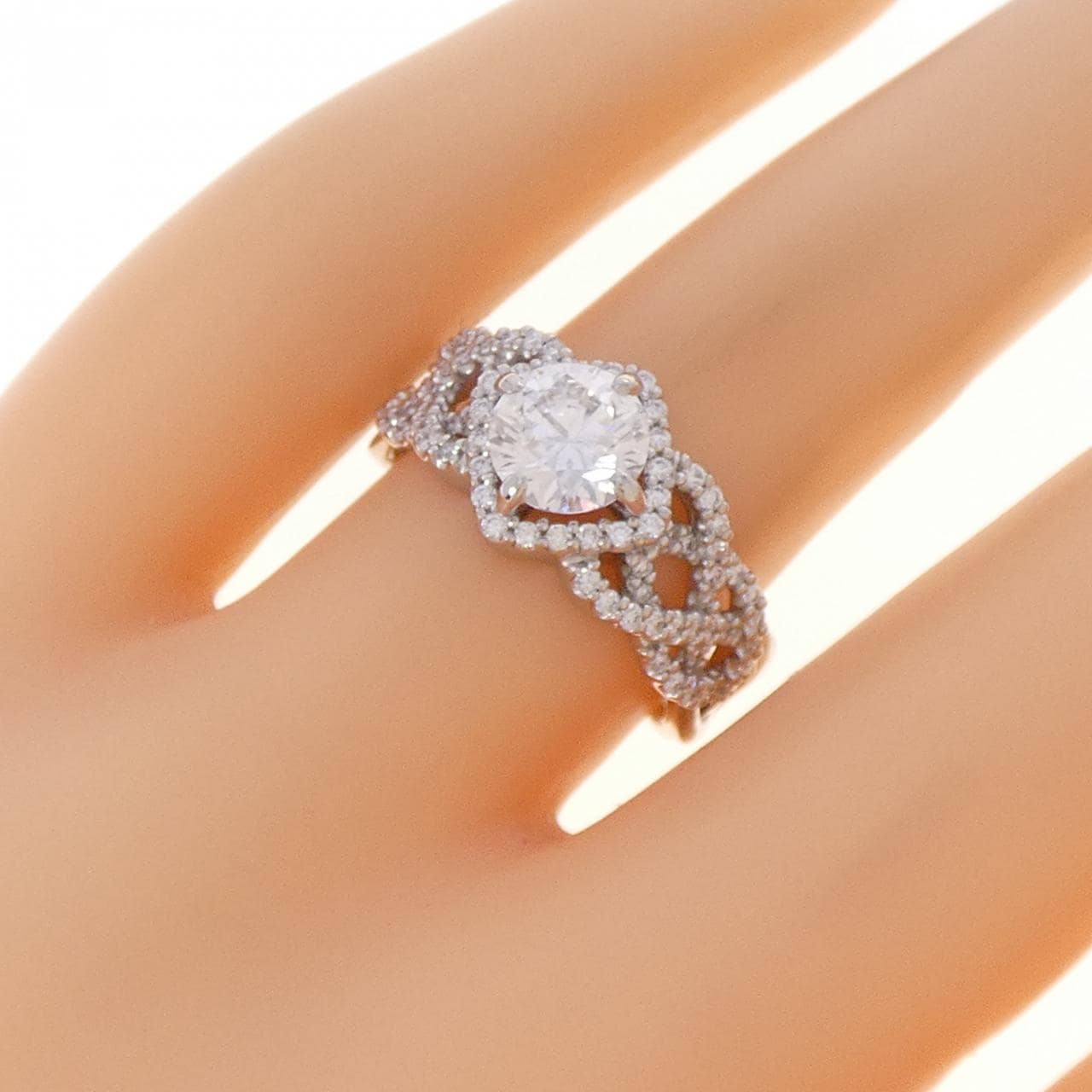 PT950 ダイヤモンド リング 1.00CT D IF 3EXT
