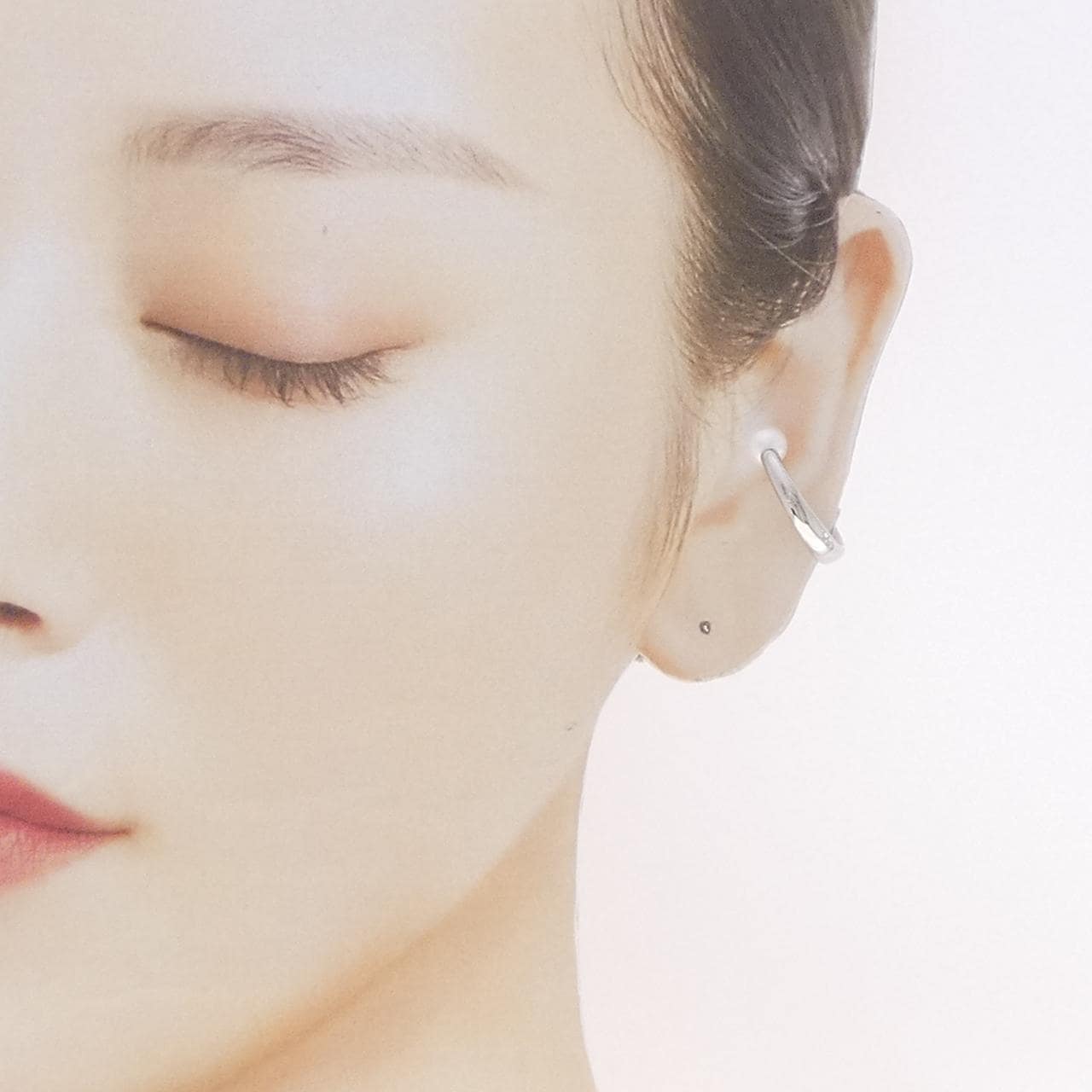 ジュエッテ 淡水パール イヤーカフ 片耳