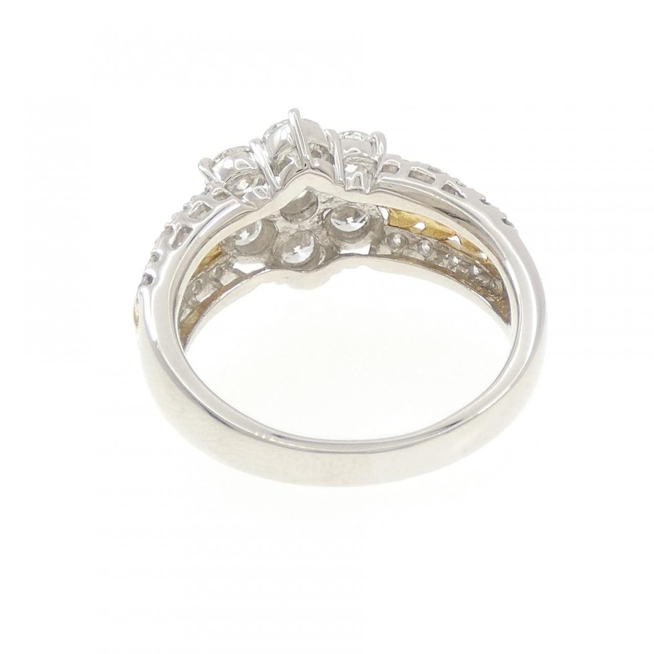 PT900/K18YG ダイヤモンド リング 1.61CT