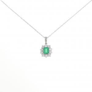 PT エメラルド ネックレス 0.76CT