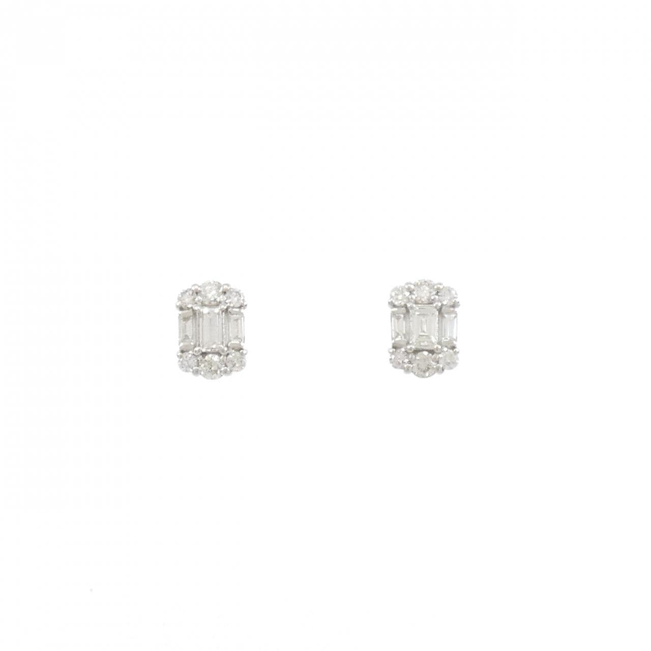 【新品】PT900 ダイヤモンド ピアス 0.40CT