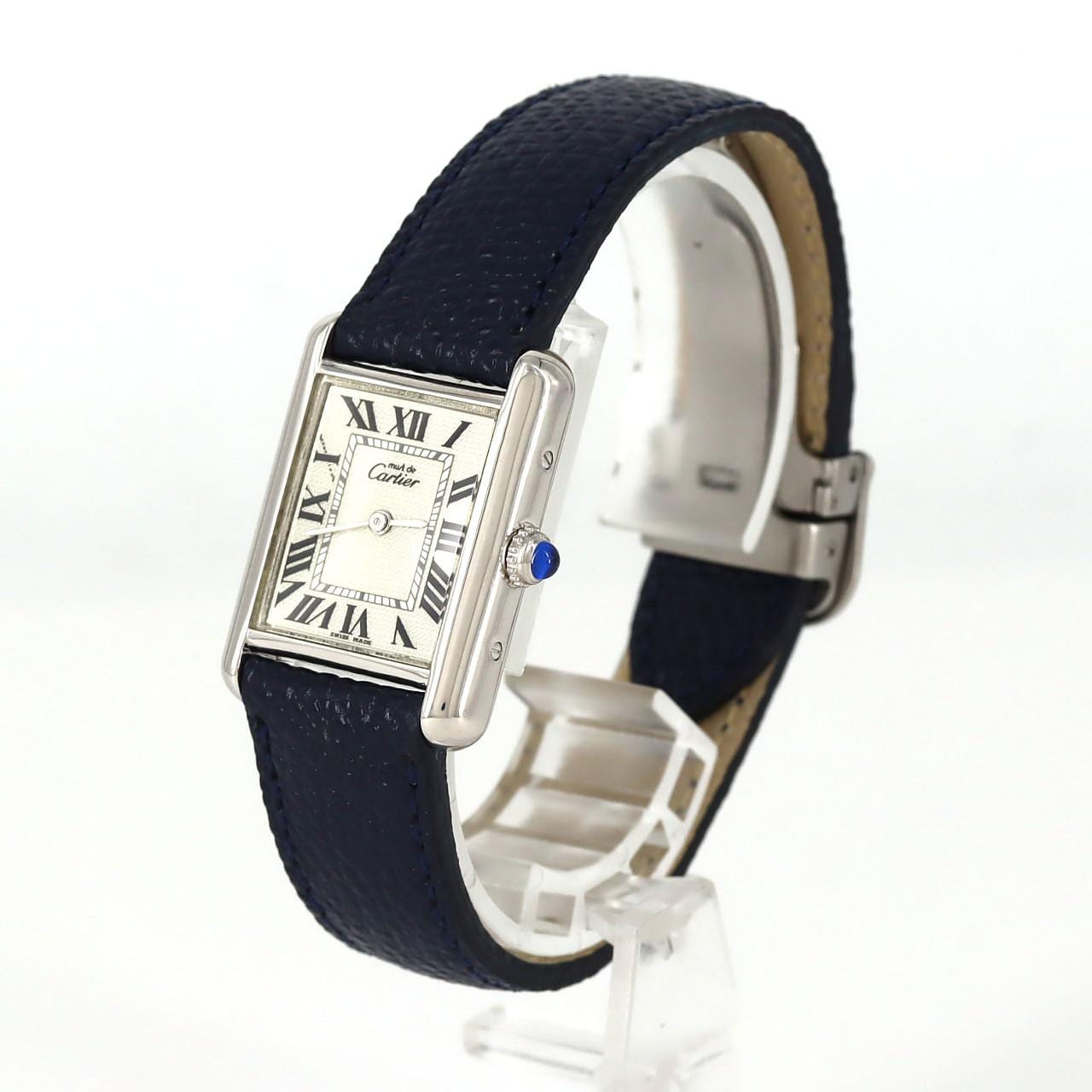 カルティエ マストタンクSM W1016230 シルバー クォーツ
