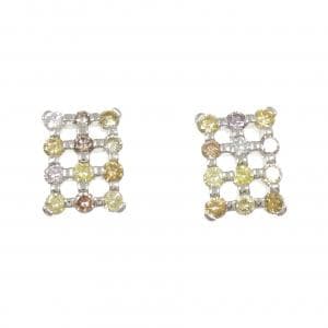 PT900 ダイヤモンド ピアス 2.82CT