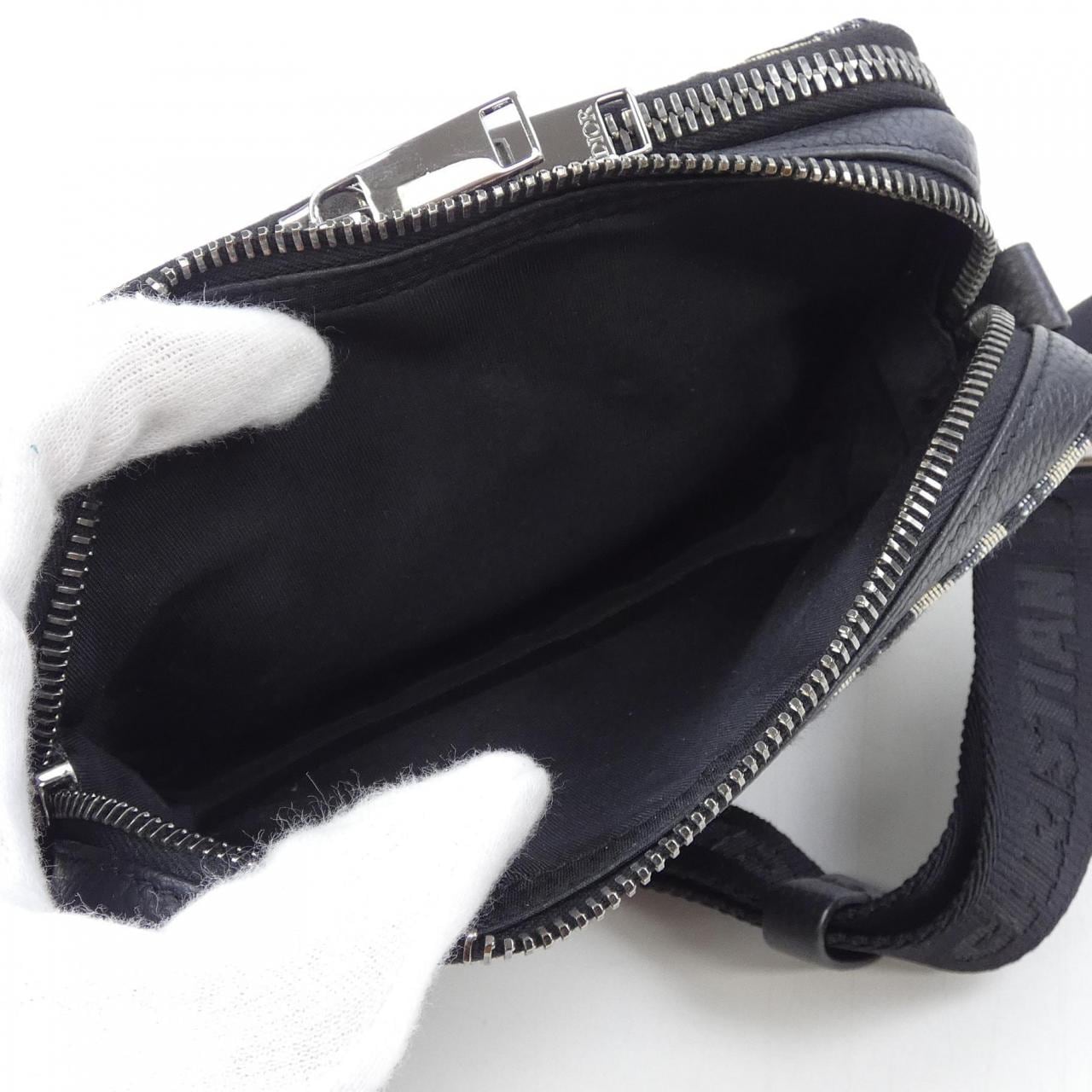 ディオール DIOR ストラップ付きジップポーチ オブリークジャカード 2OBBC119YSE BAG