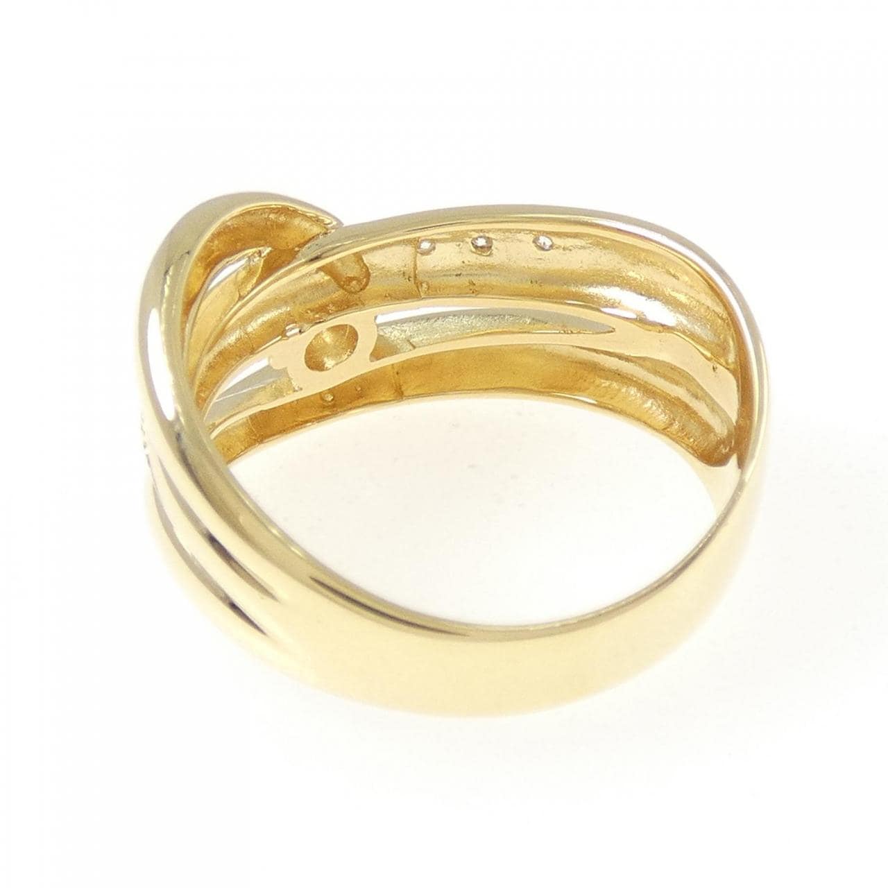 K18YG ダイヤモンド リング 0.20CT