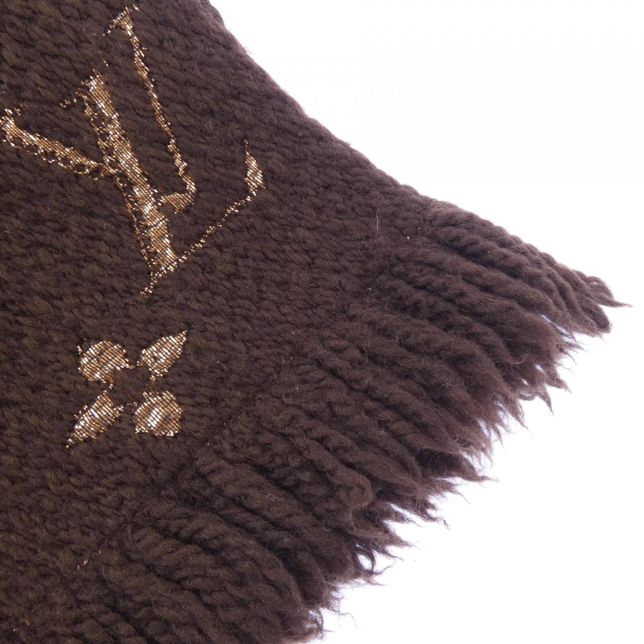 ルイヴィトン LOUIS VUITTON エシャルプ ロゴマニア シャイン M71383 MUFFLER