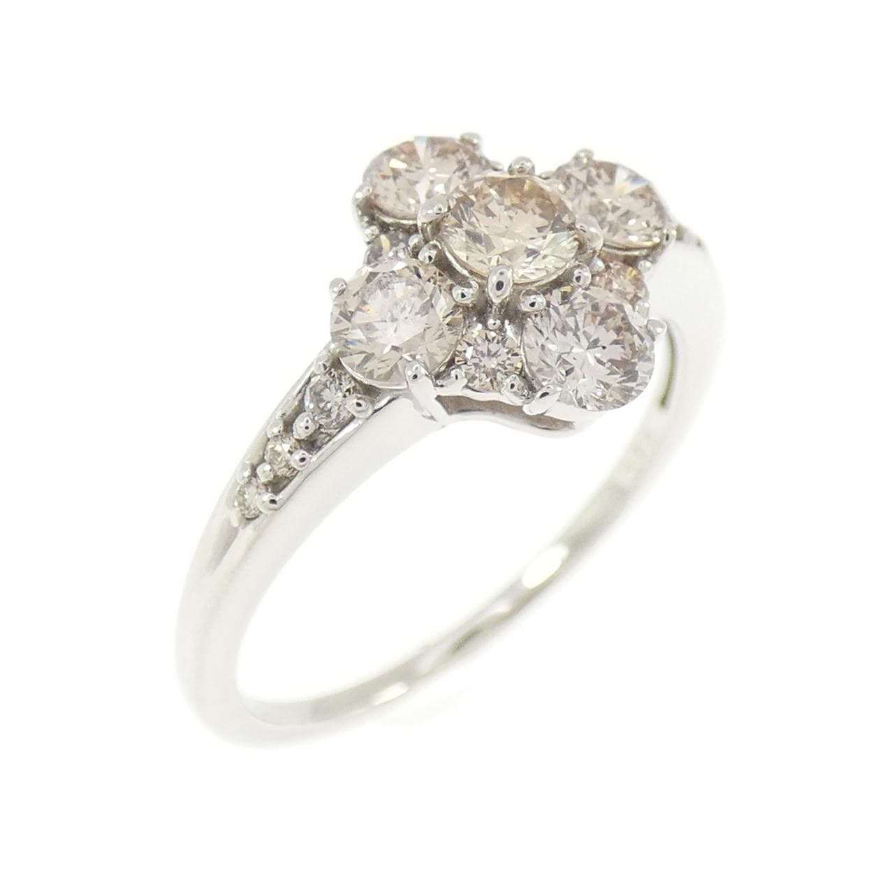PT950 ダイヤモンド リング 0.70CT