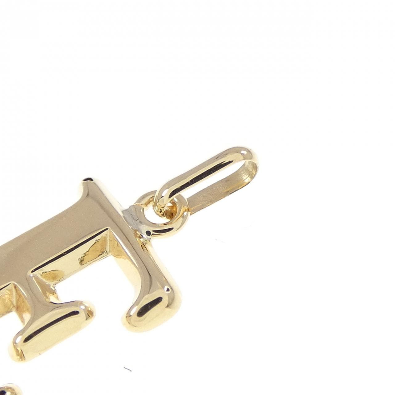 K18YG イニシャルE ペンダント