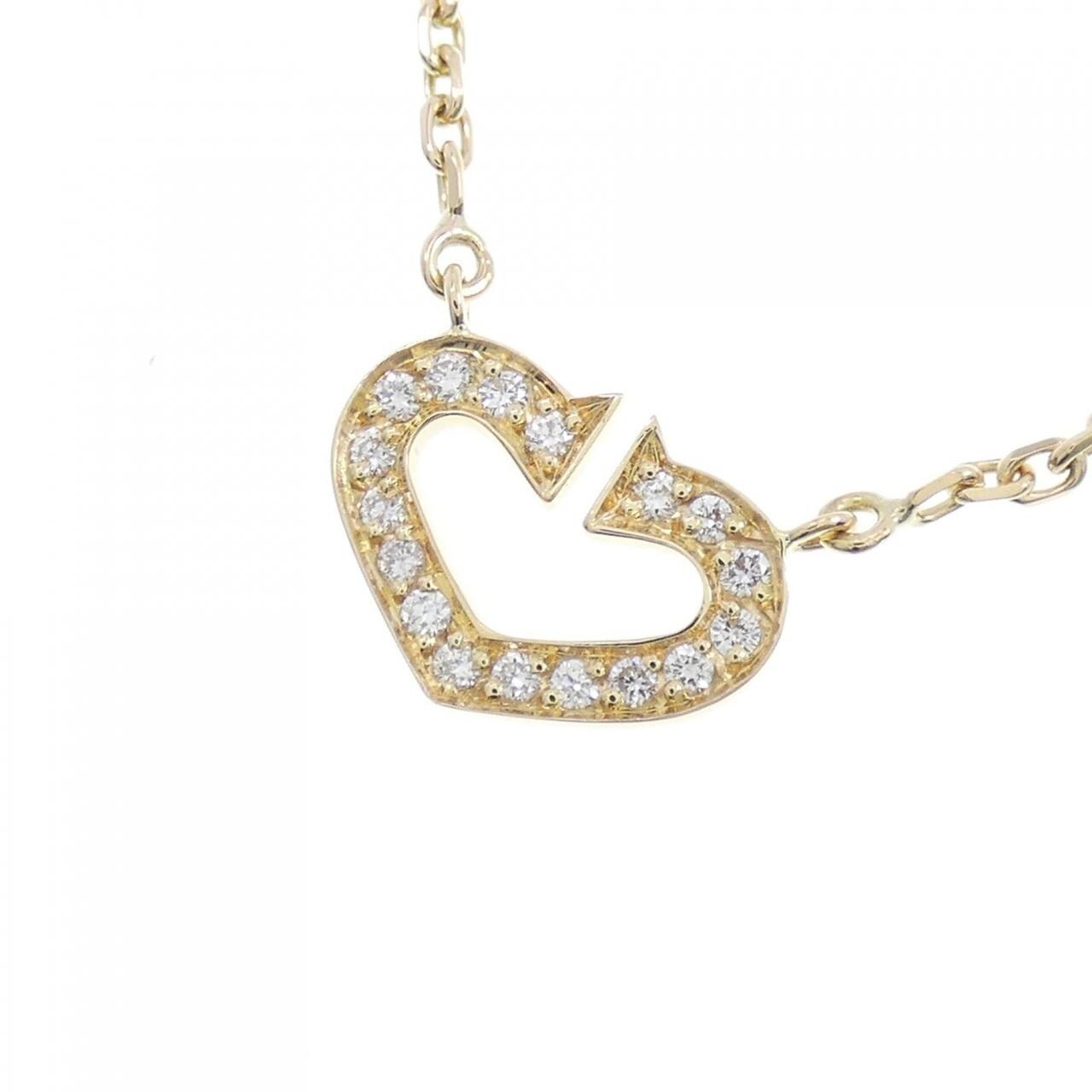 Cartier C heart necklace