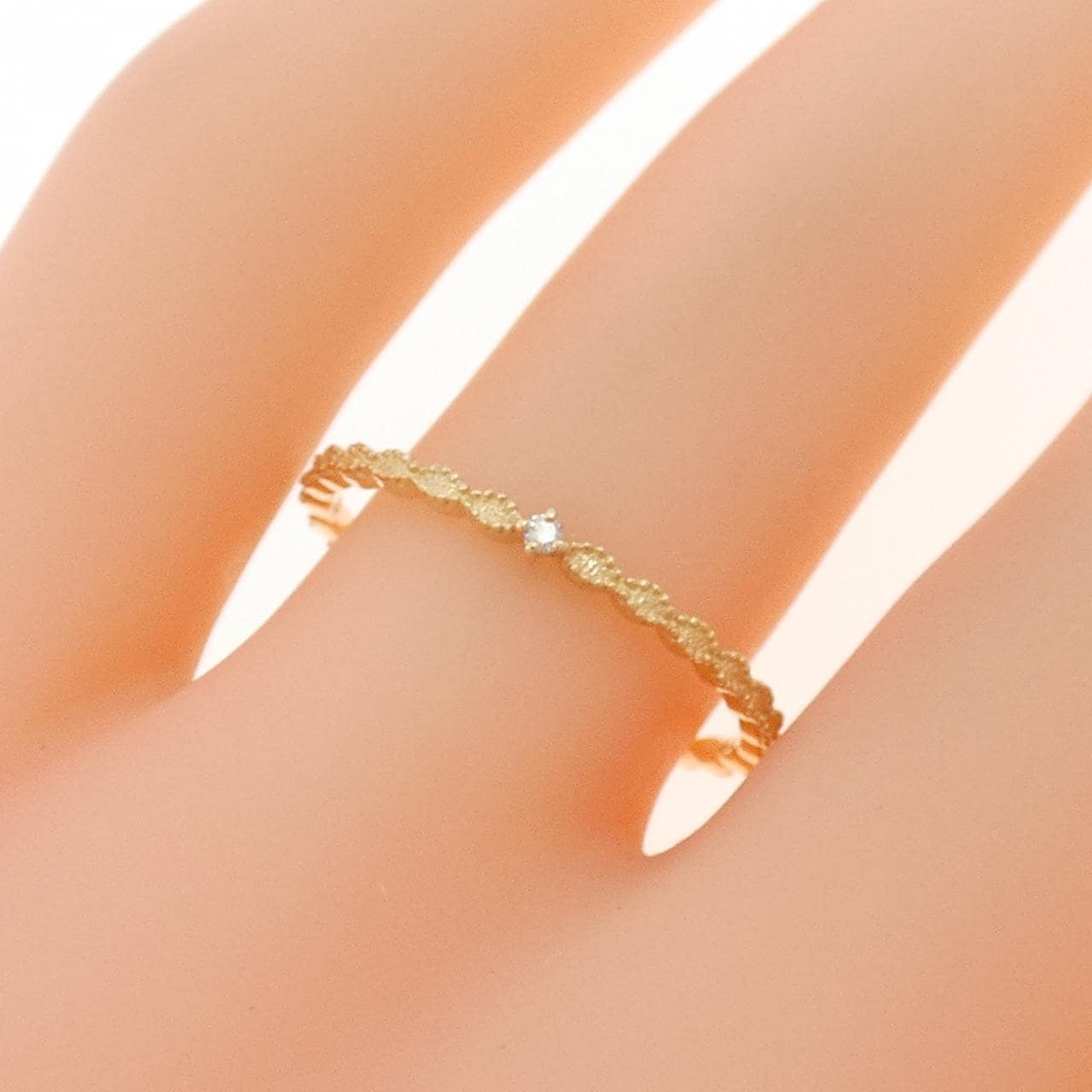 シエナ ロゼ ダイヤモンド リング 0.01CT