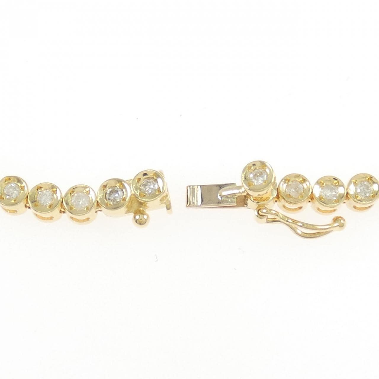 K18YG ダイヤモンド ブレスレット 1.03CT