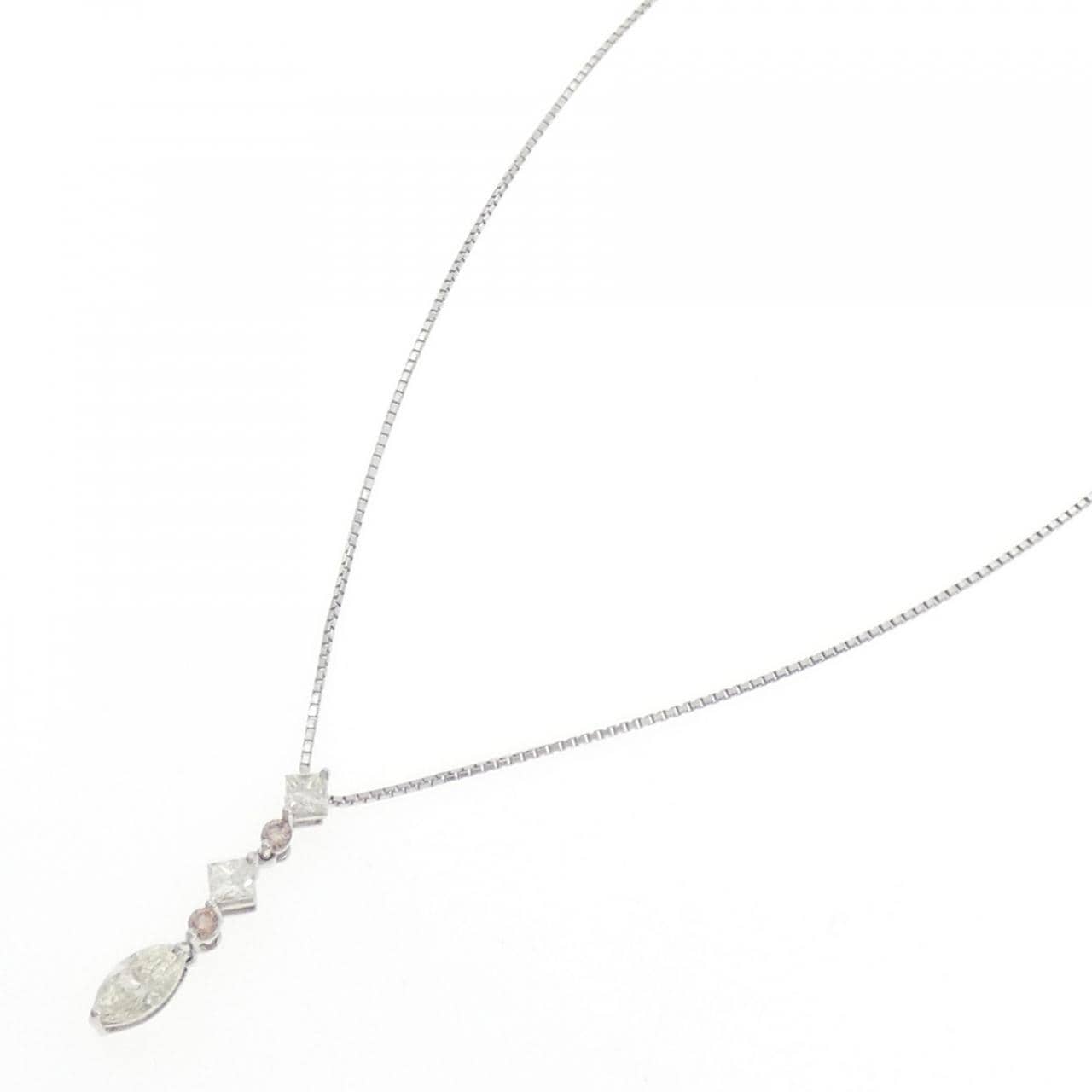 PT900/PT850 ダイヤモンド ネックレス 0.63CT