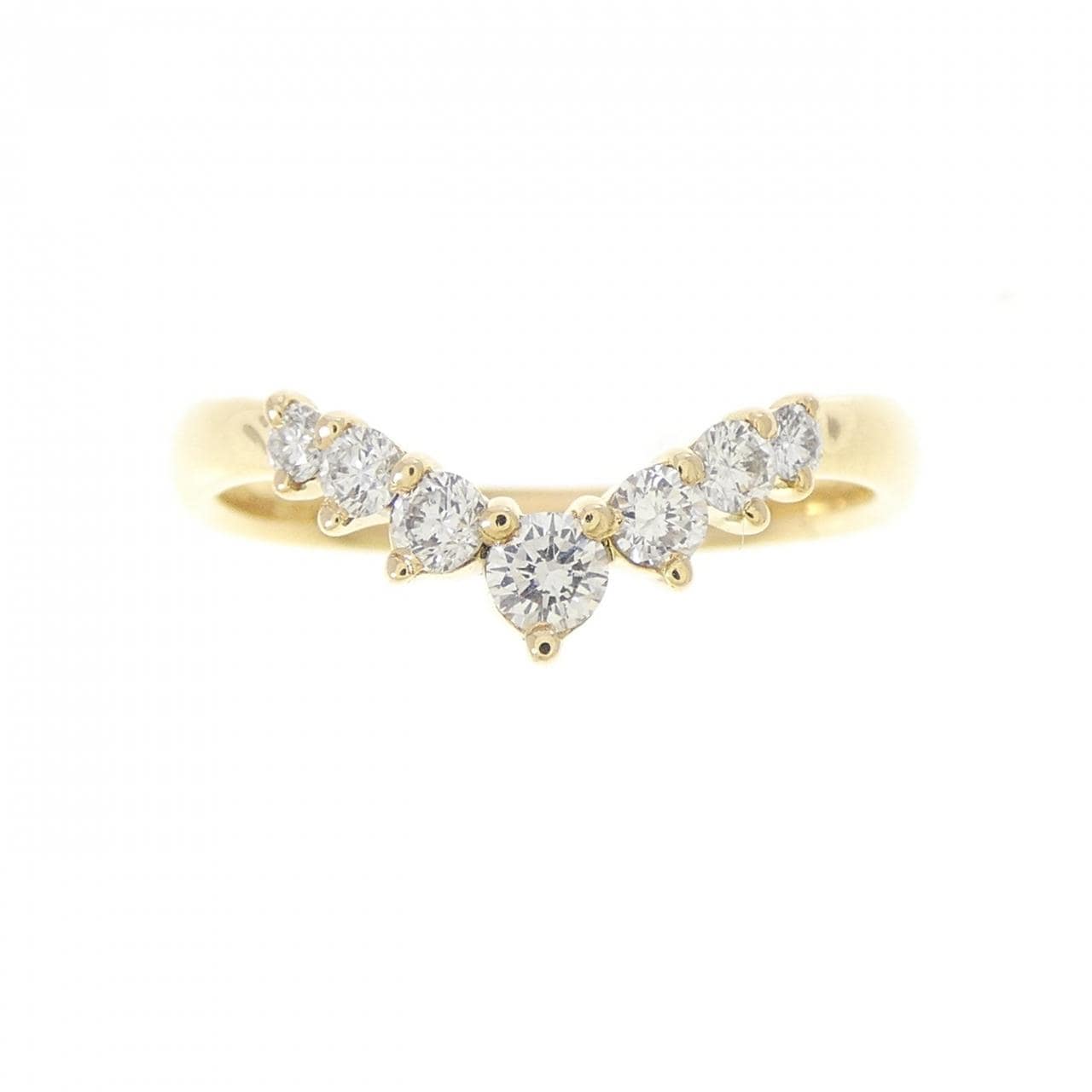 K18YG ダイヤモンド リング 0.27CT