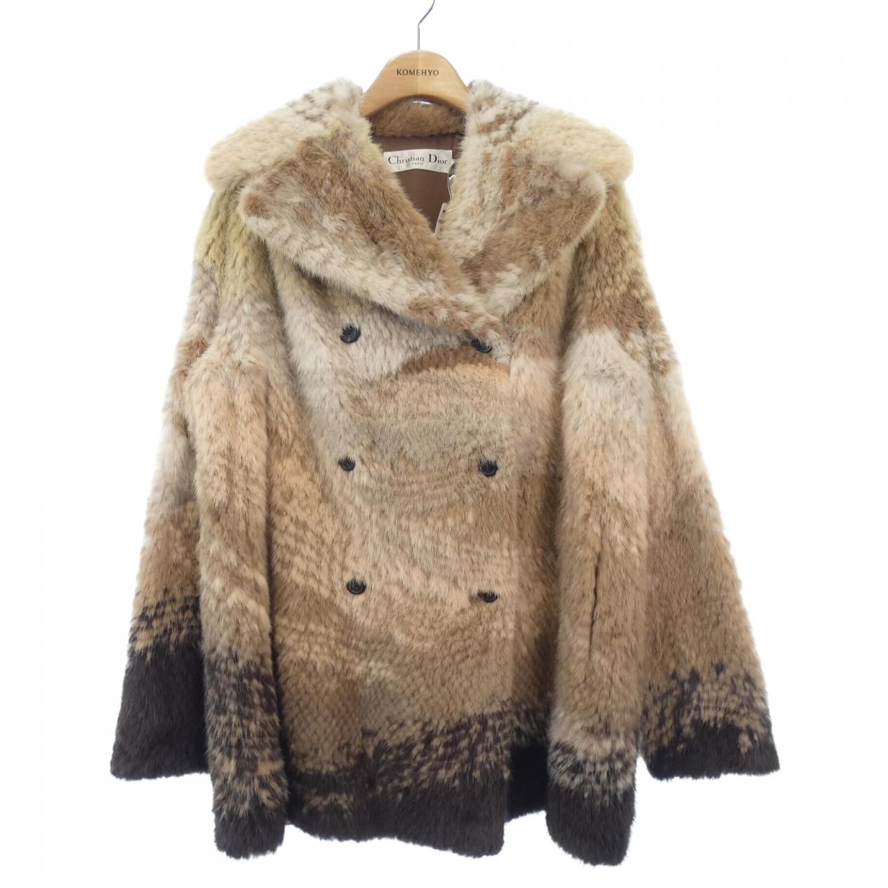 素材最高級ミンクChristian Dior 毛皮コート - 毛皮/ファーコート