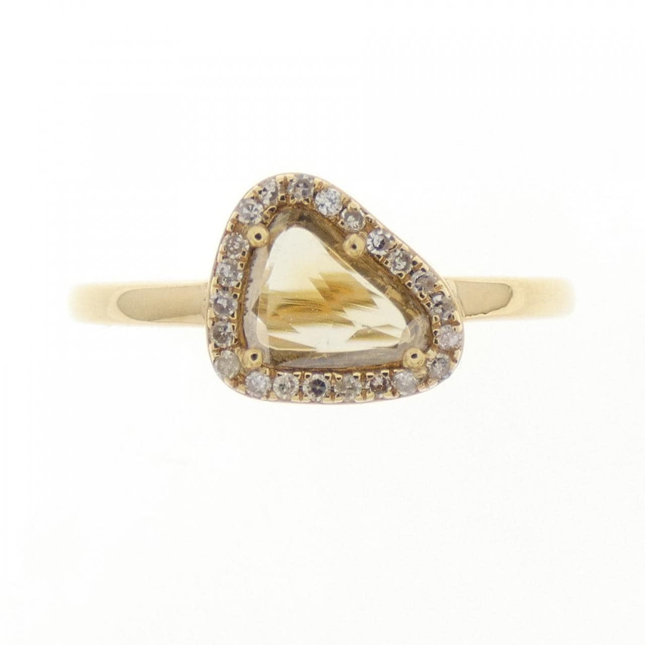 【新品】K18YG ダイヤモンド リング 0.16CT