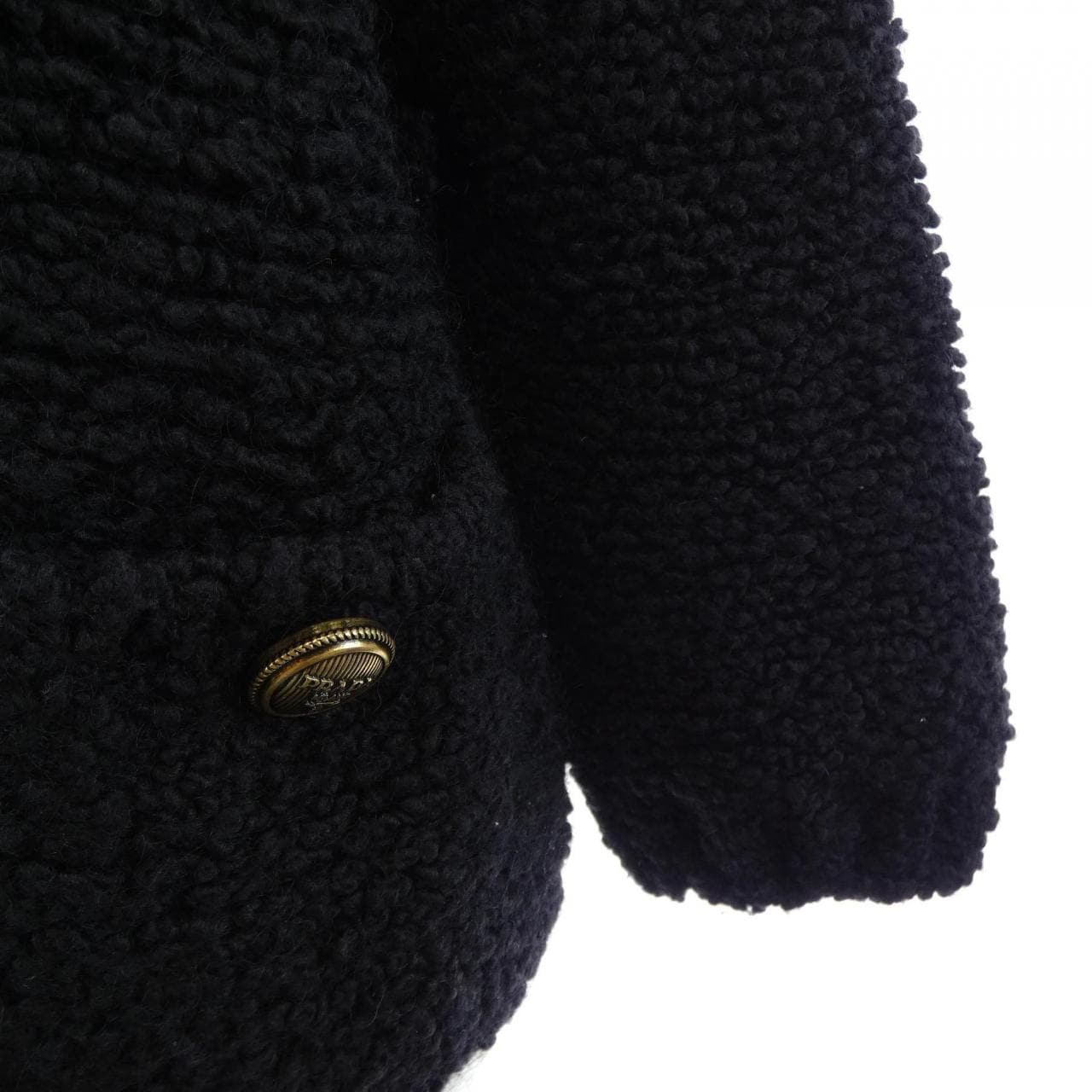 プラダ PRADA ブークレモヘア P25L98 S232 13CS カーディガン